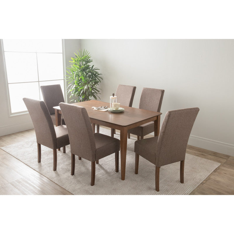 Allergo Dining Table 150cm Timber Dining Table - Cocoa 6