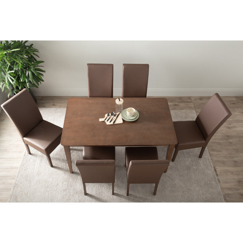 Allergo Dining Table 150cm Timber Dining Table - Cocoa 8