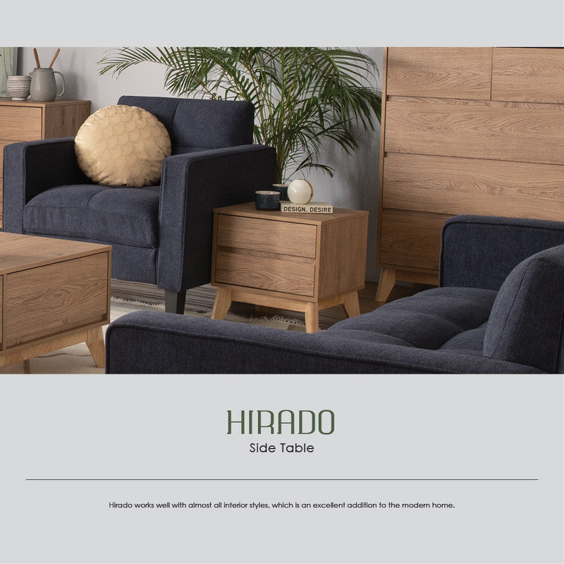 Hirado Bedside Table - Natural 8