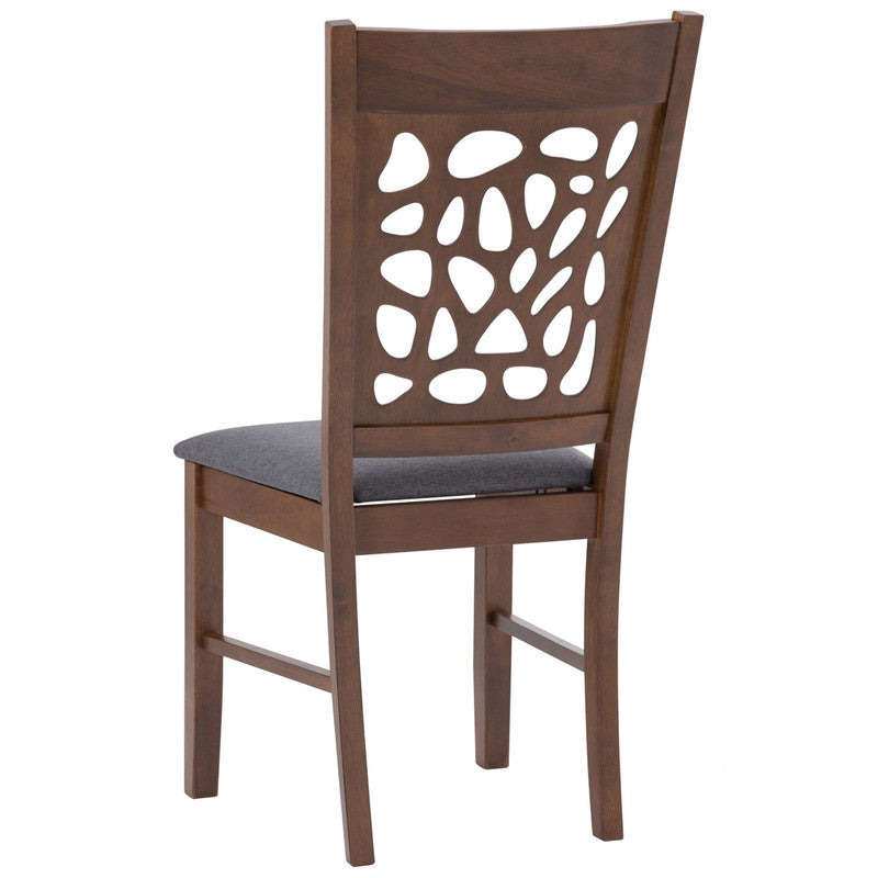 Asbel Timber Dining Chair x2  - Cocoa 3