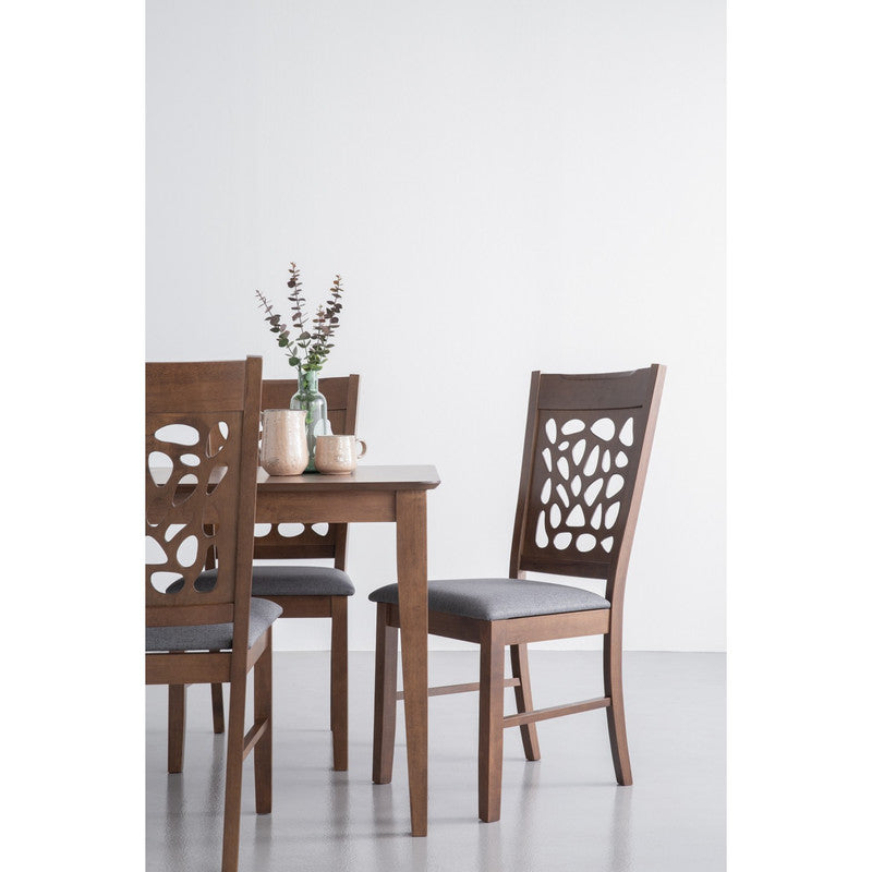 Asbel Timber Dining Chair x2  - Cocoa 4