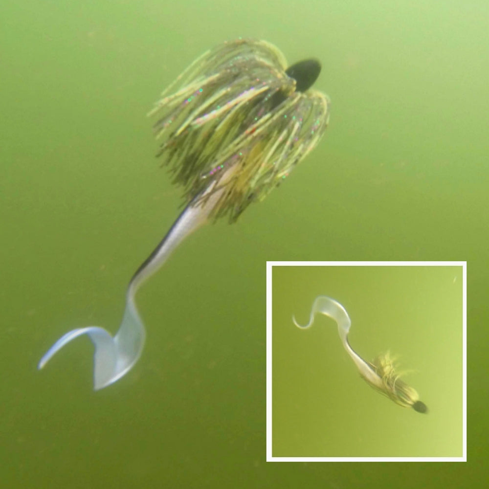 Vike 1 oz Skirted Microjig in Candy Craw 3