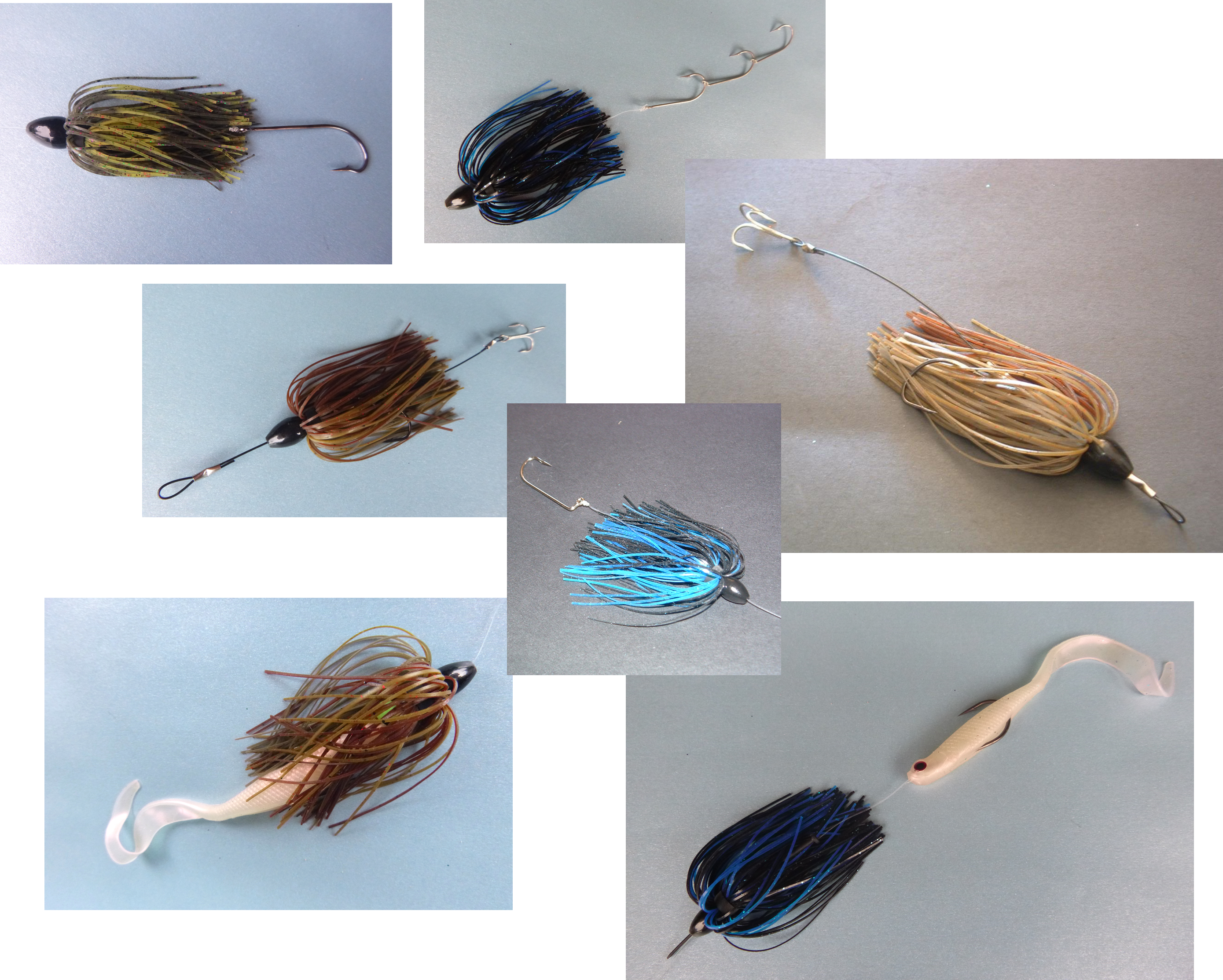 Vike 11/4 oz Skirted Microjig in Green Pumpkin 4