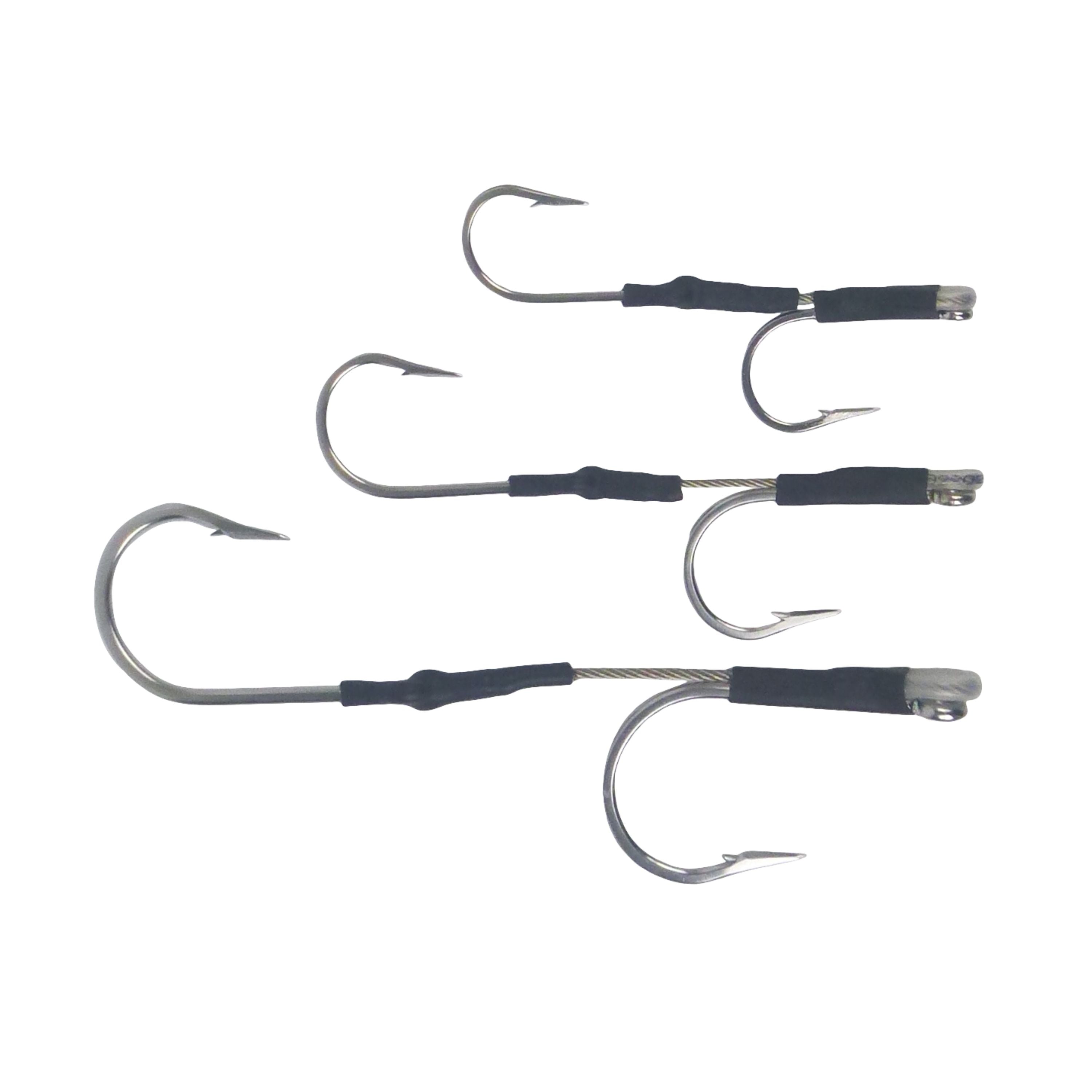 Swimerz Jigging & Trolling Hooks, 180 Double, 8/0, Qty 3 3