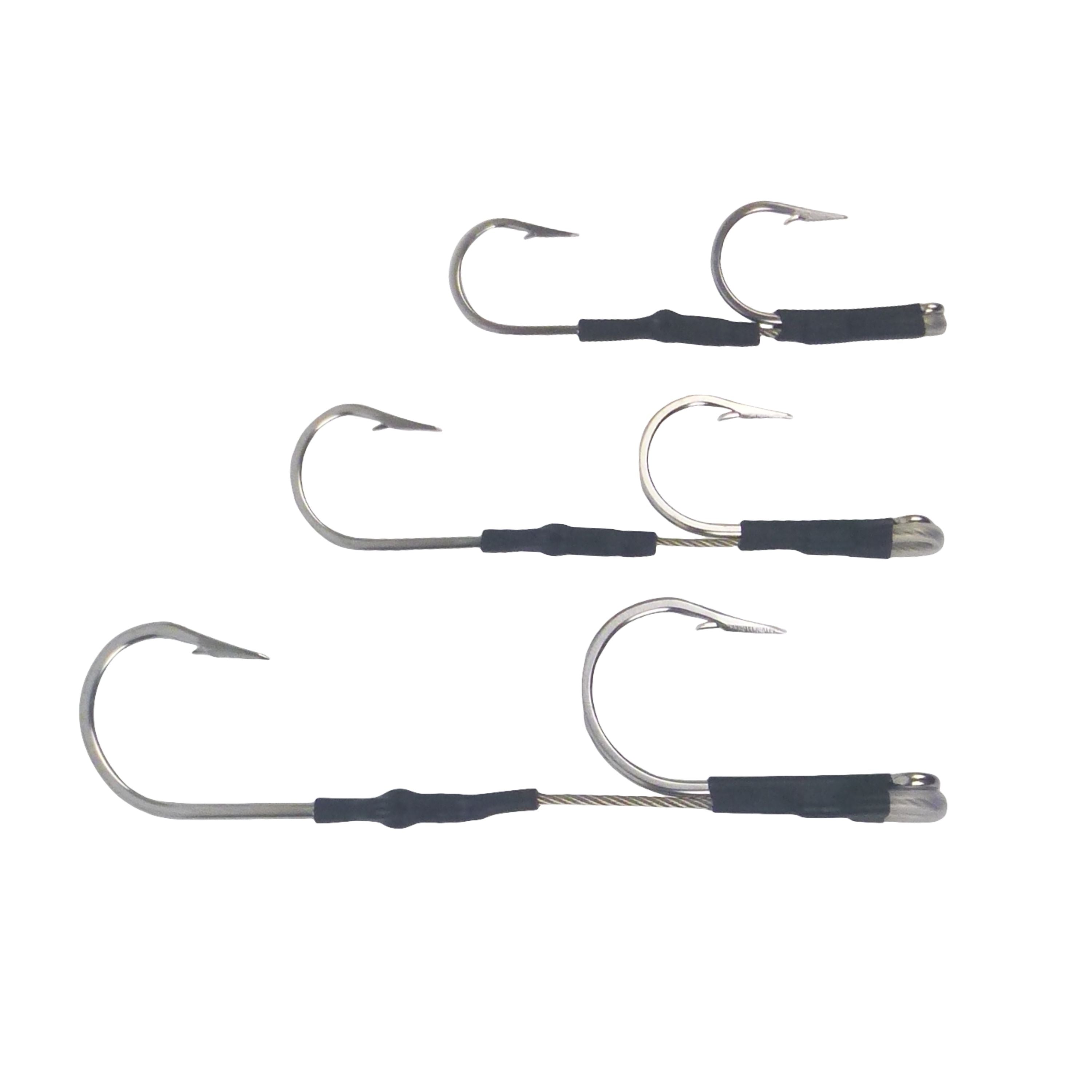 Swimerz Jigging & Trolling Hooks, Inline Double, 10/0, Qty 3 3