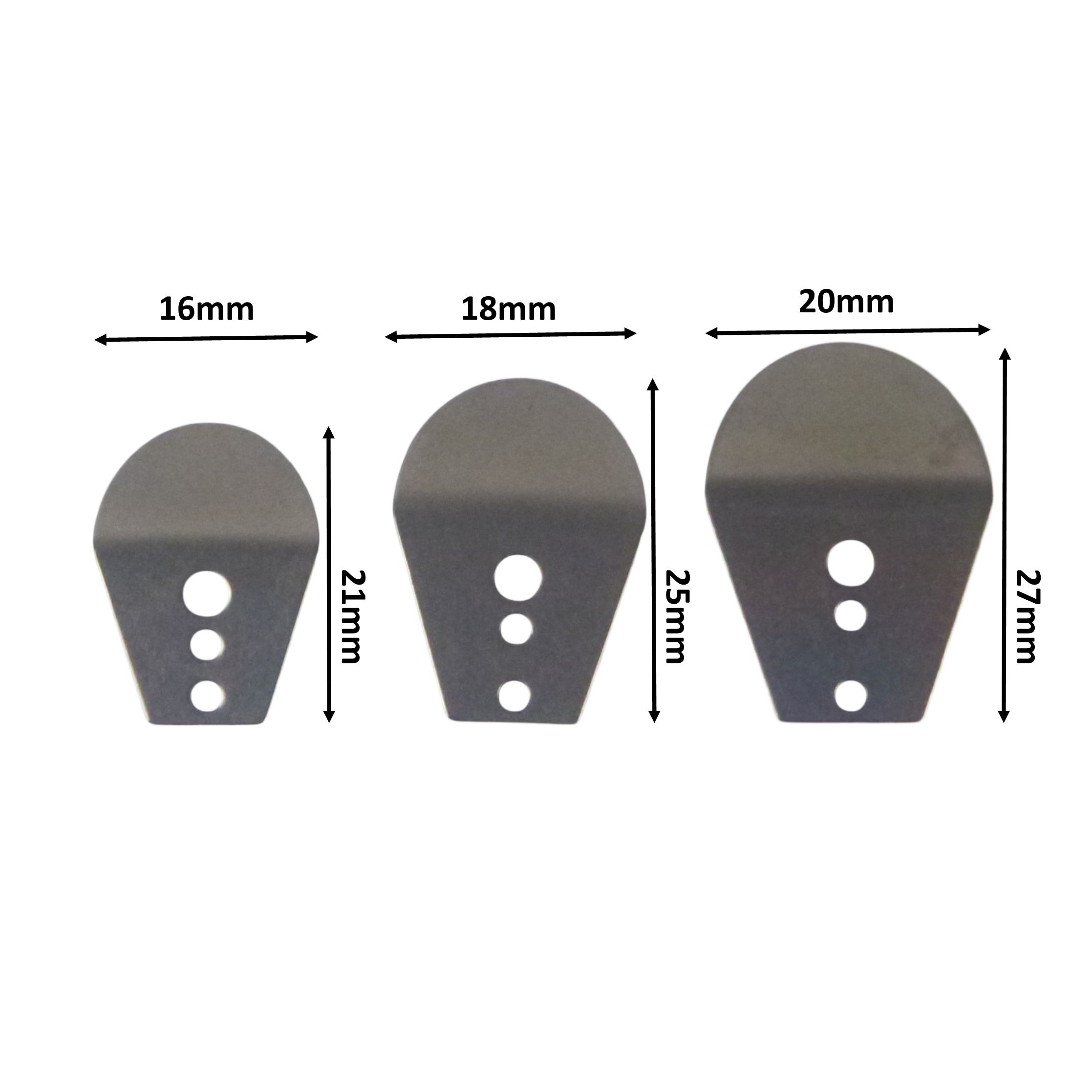 Artizan Swim Jig Blade, 28mm x 20mm, Large, 10 pack