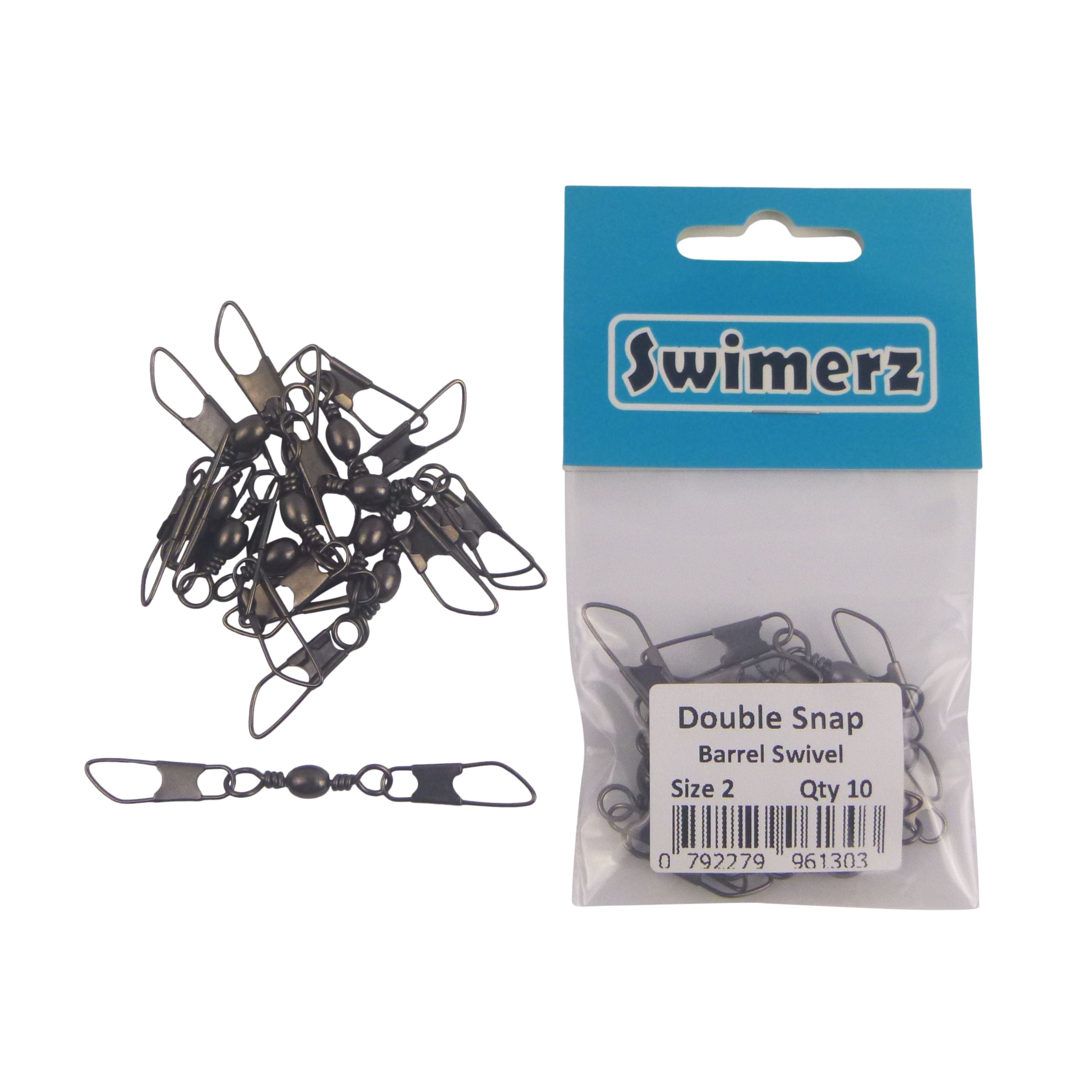 Swimerz Double Snap Barrel Swivels, Size 2, 10 pack 4