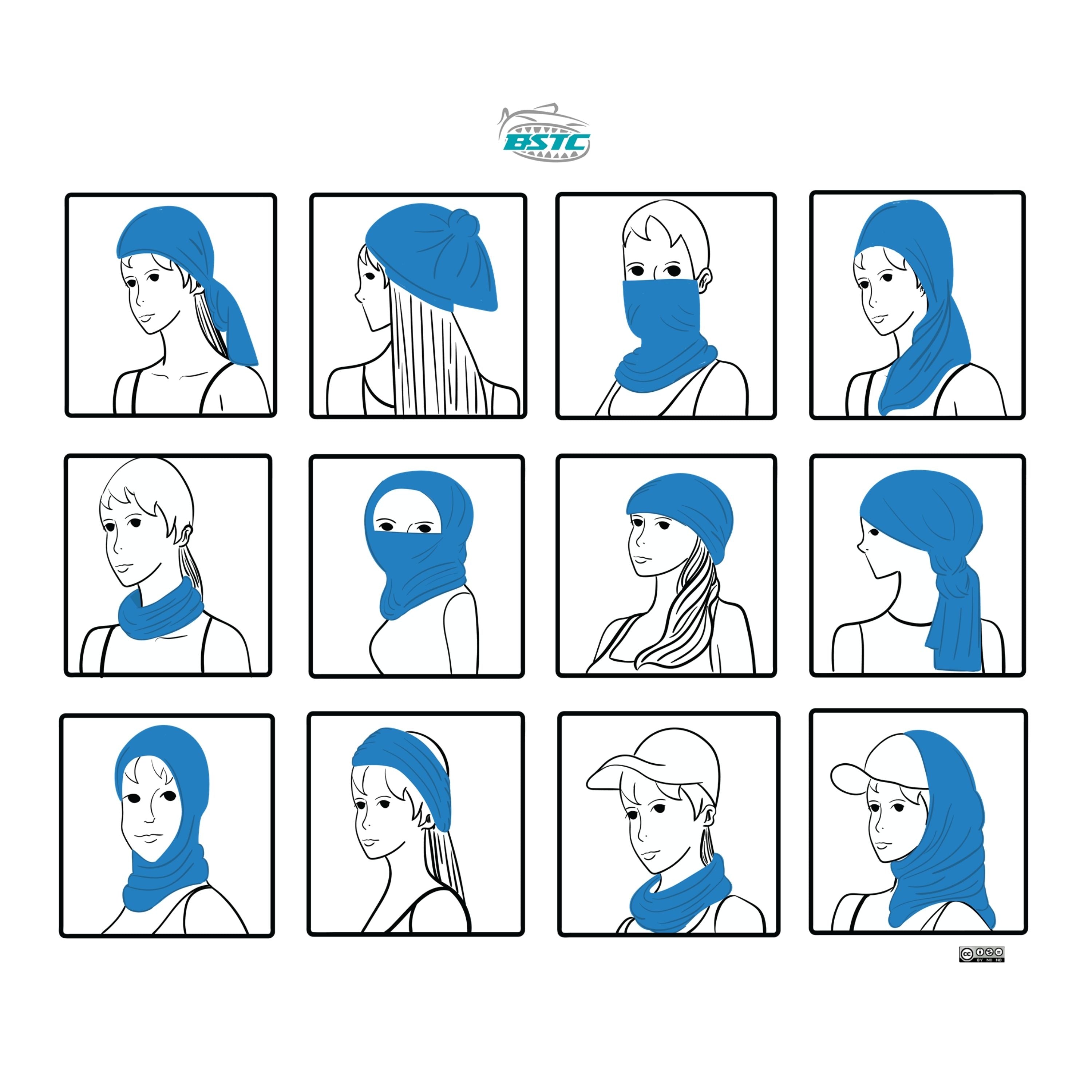 BSTC Head Socks, River Trees 3