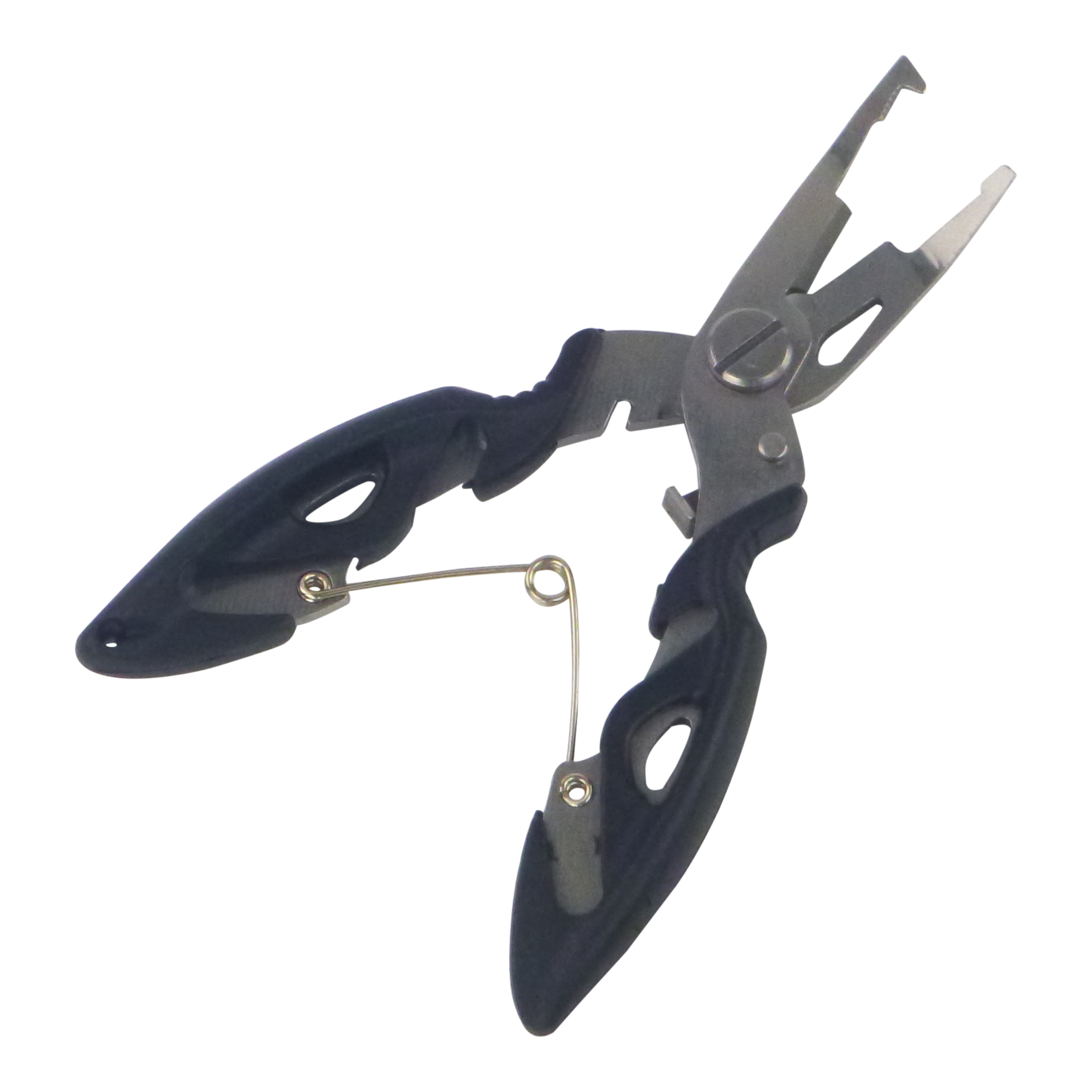Rig Ezy Split Ring Pliers, Offset, Black
