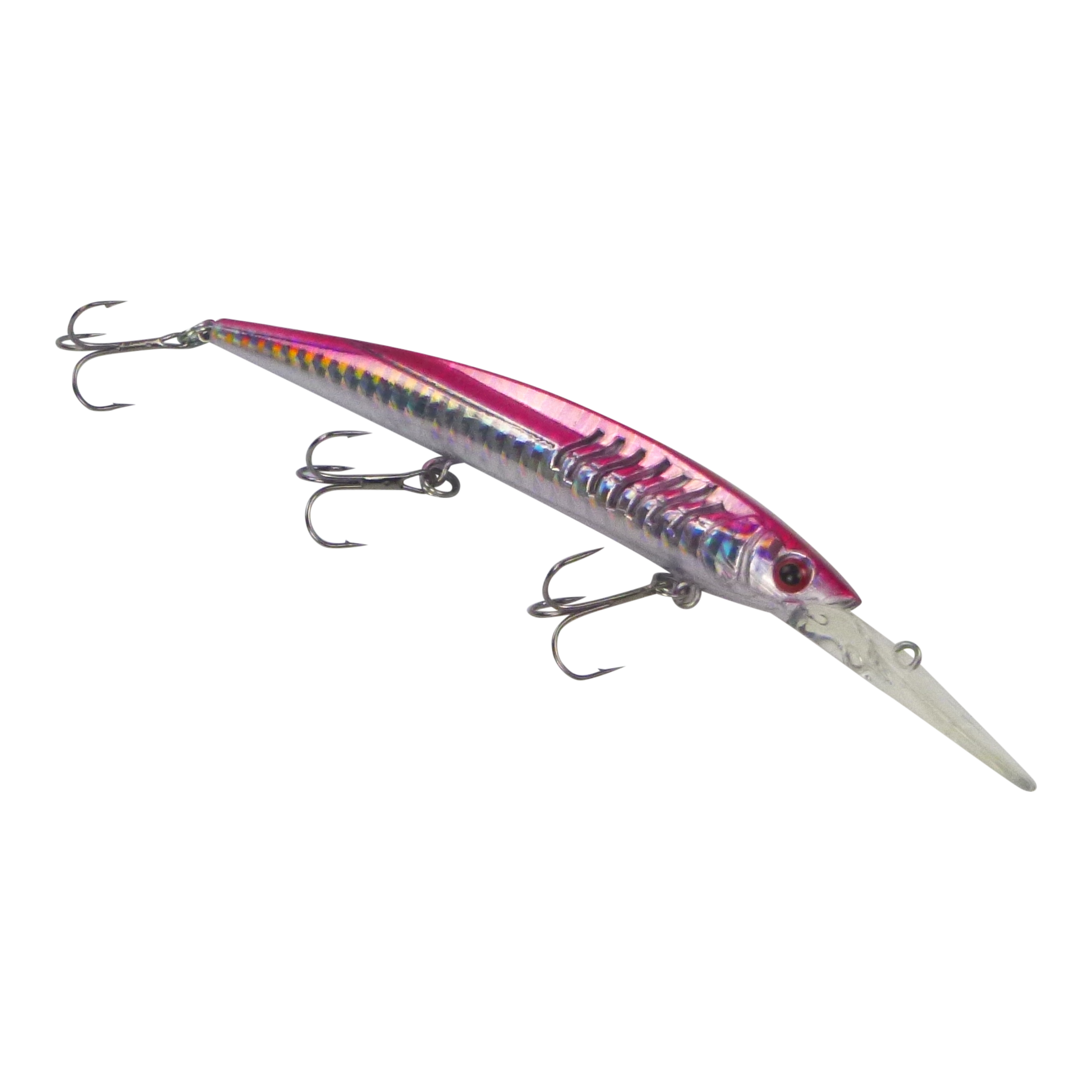 Finesse 'Flash Minnow' Magenta Silver, 150mm Deep Diving Lure