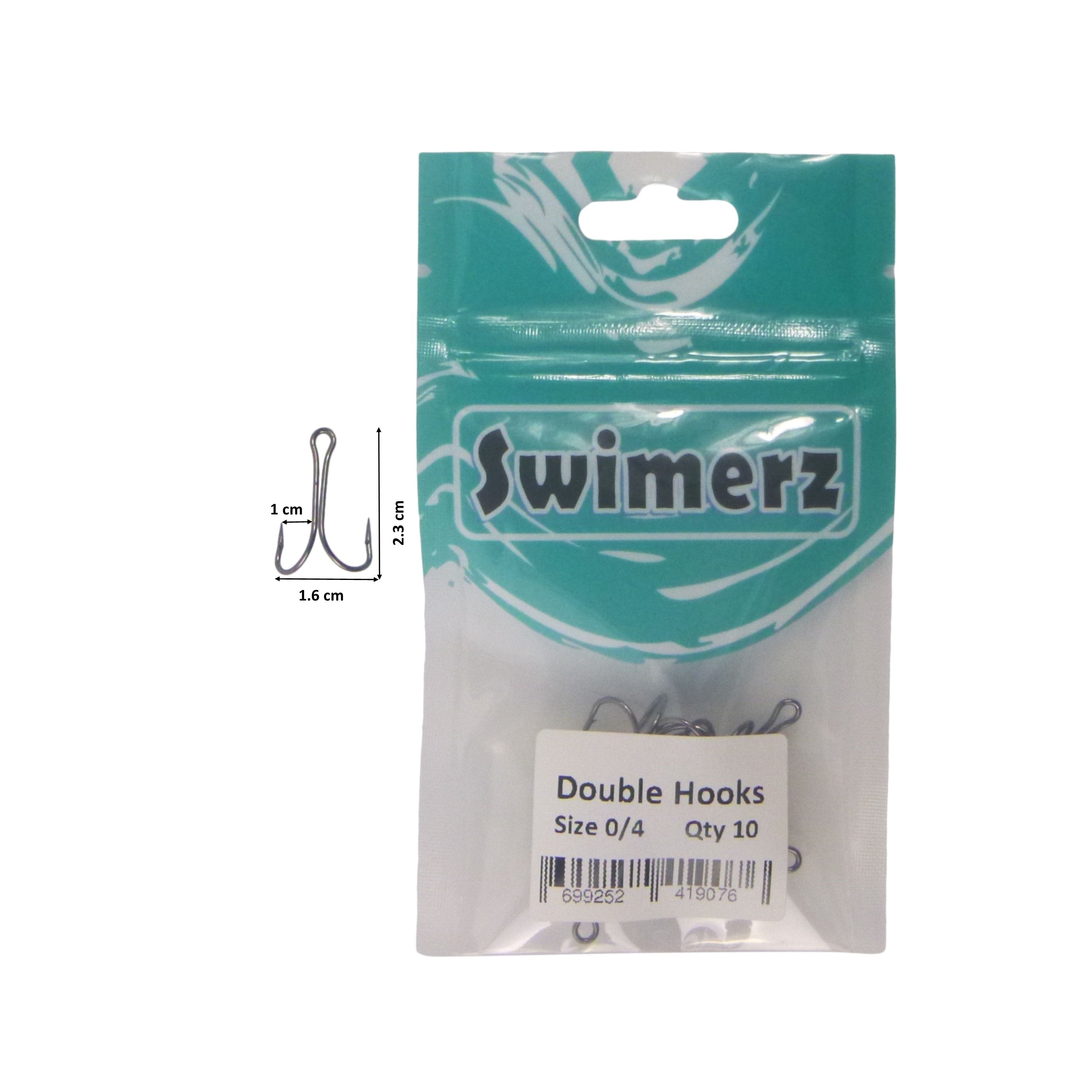 Swimerz Size 4 Extra Strong Double Hook 10 Pack 3