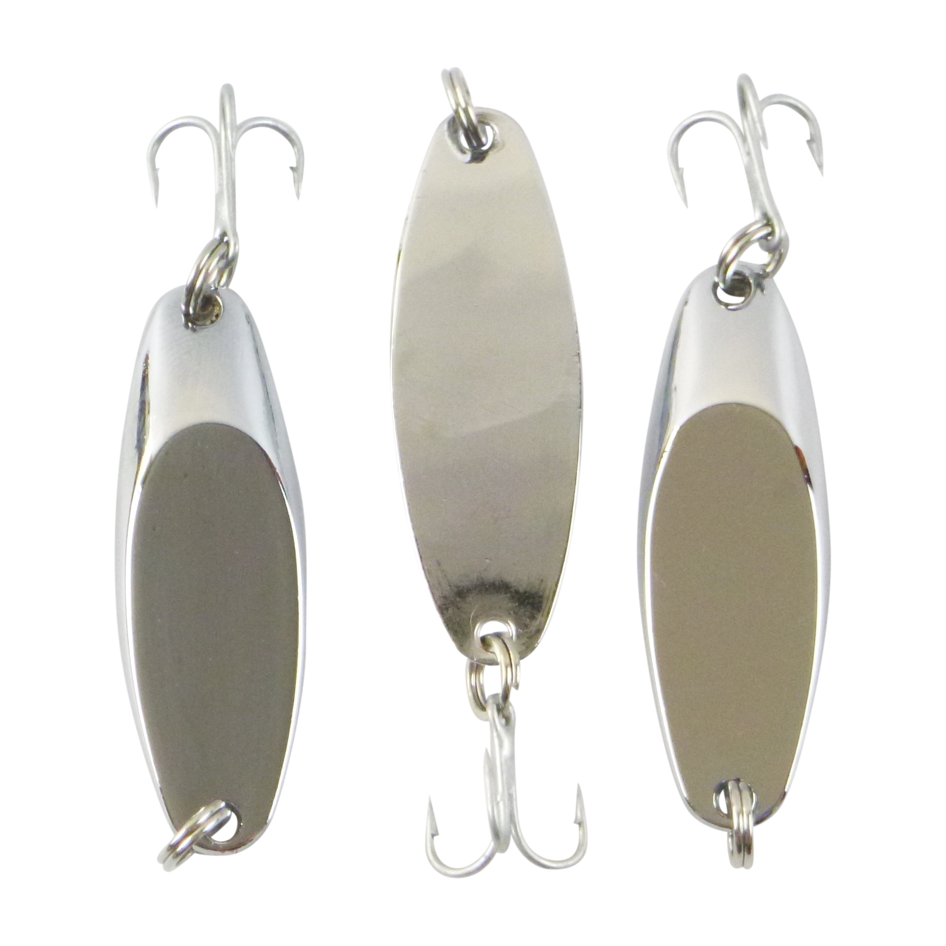 Finesse Chrome Kaster Jig, 14 Grams. Pack of 3 Jigs.