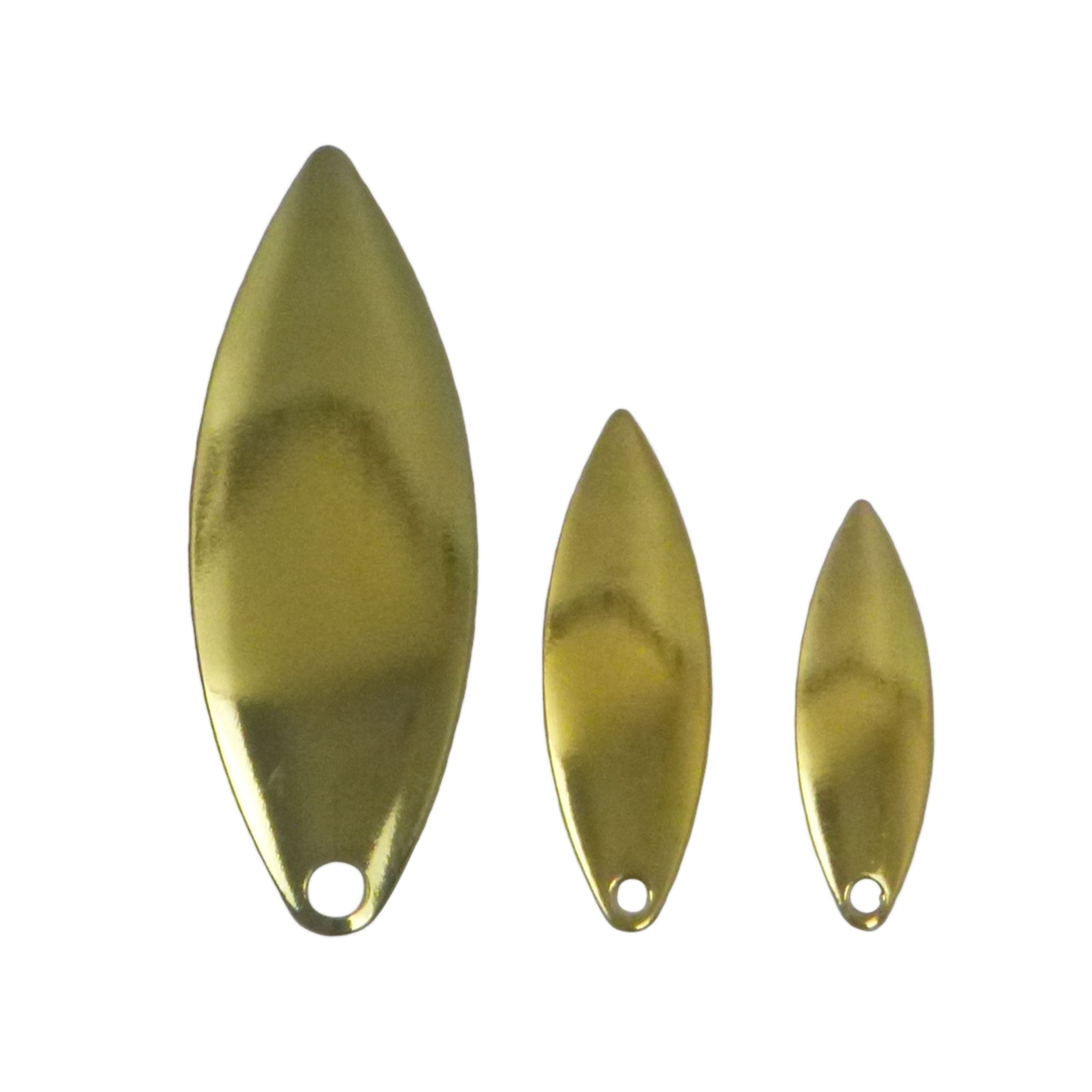 Artizan Smooth Willow Blade, Brass, 26mmL x 8mmW, Qty 5 3