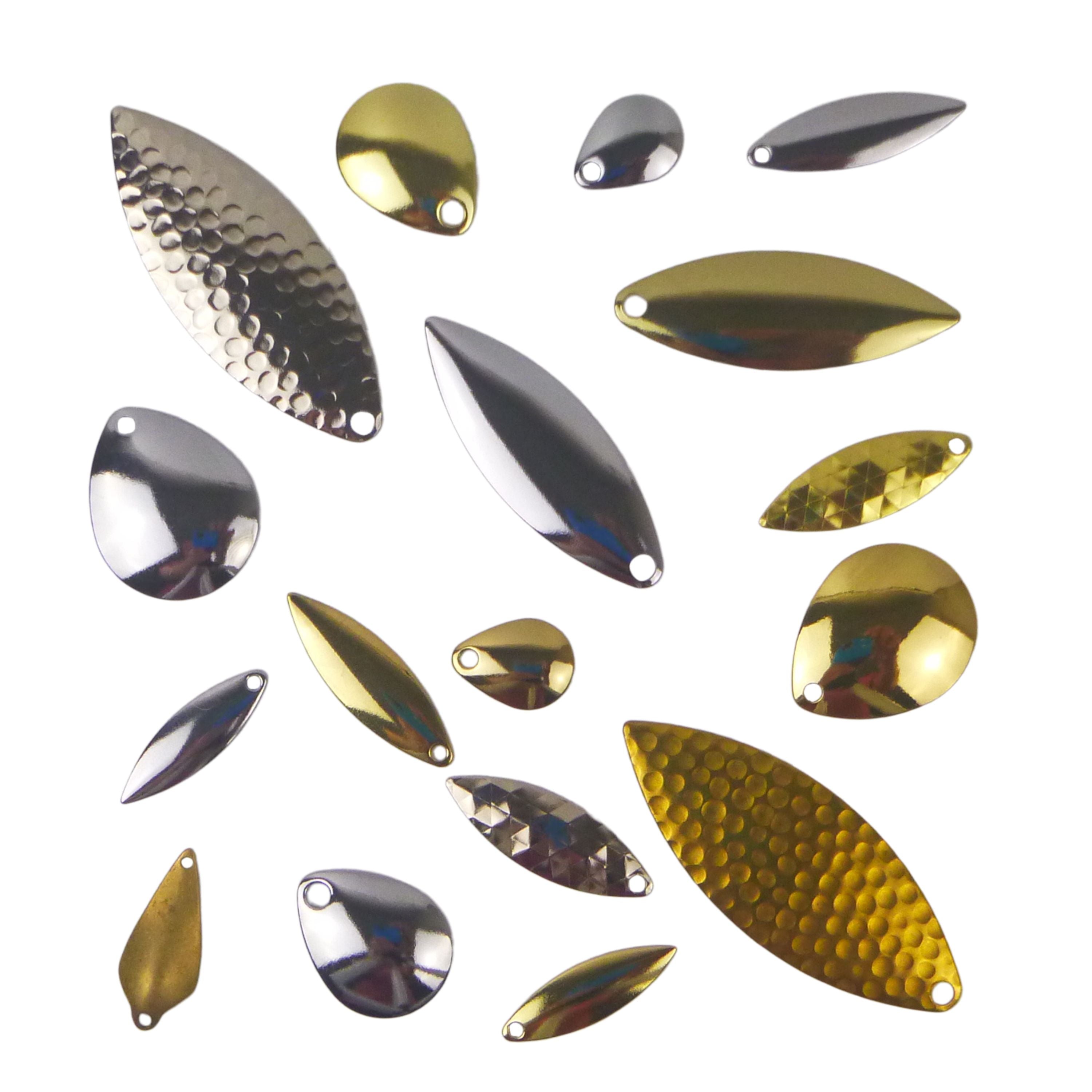 Artizan Smooth Willow Blade, Brass, 31mmL x 10mmW, Qty 5 4