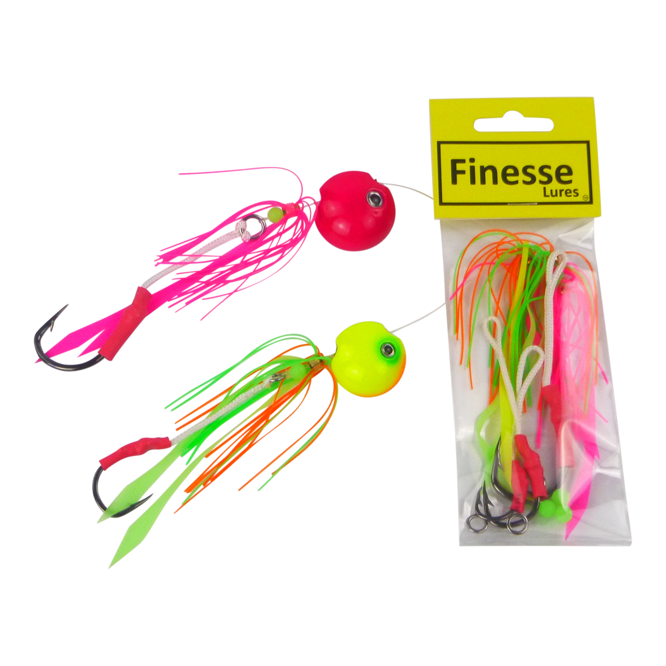 Finesse Kabura Jig Assist Skirts, 3 Pack