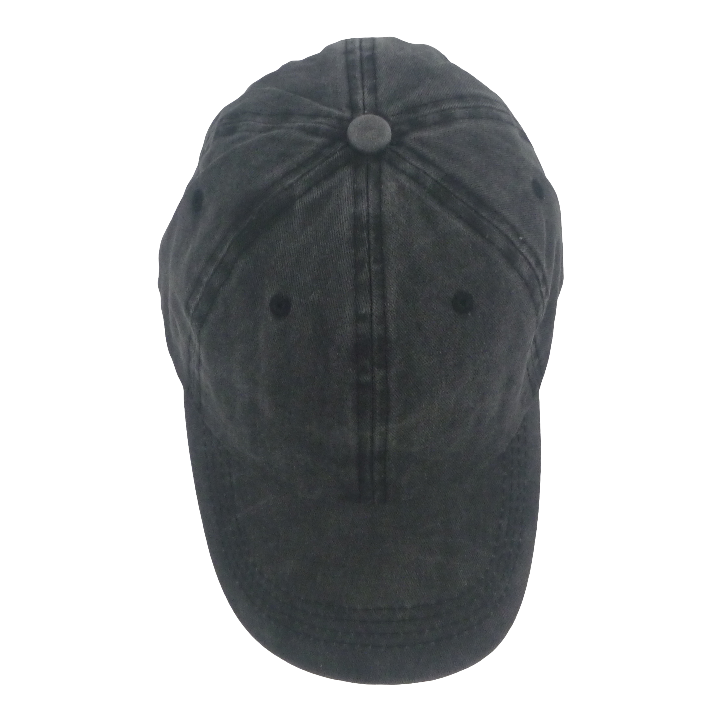 BSTC 6-Panel Baseball Cap, Distressed Cotton, Charcoal 3