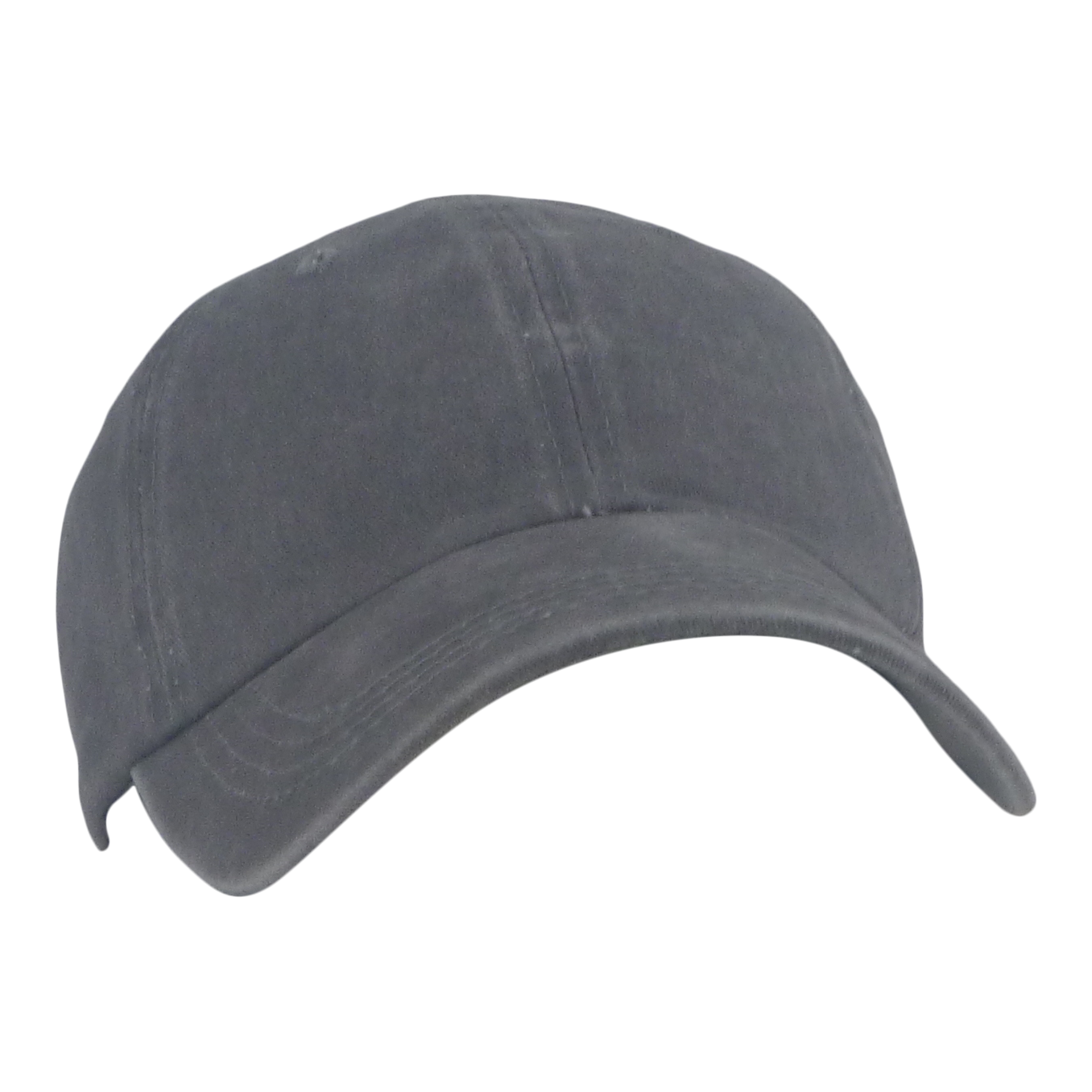 BSTC 6-Panel Baseball Cap, Distressed Cotton, Grey 3