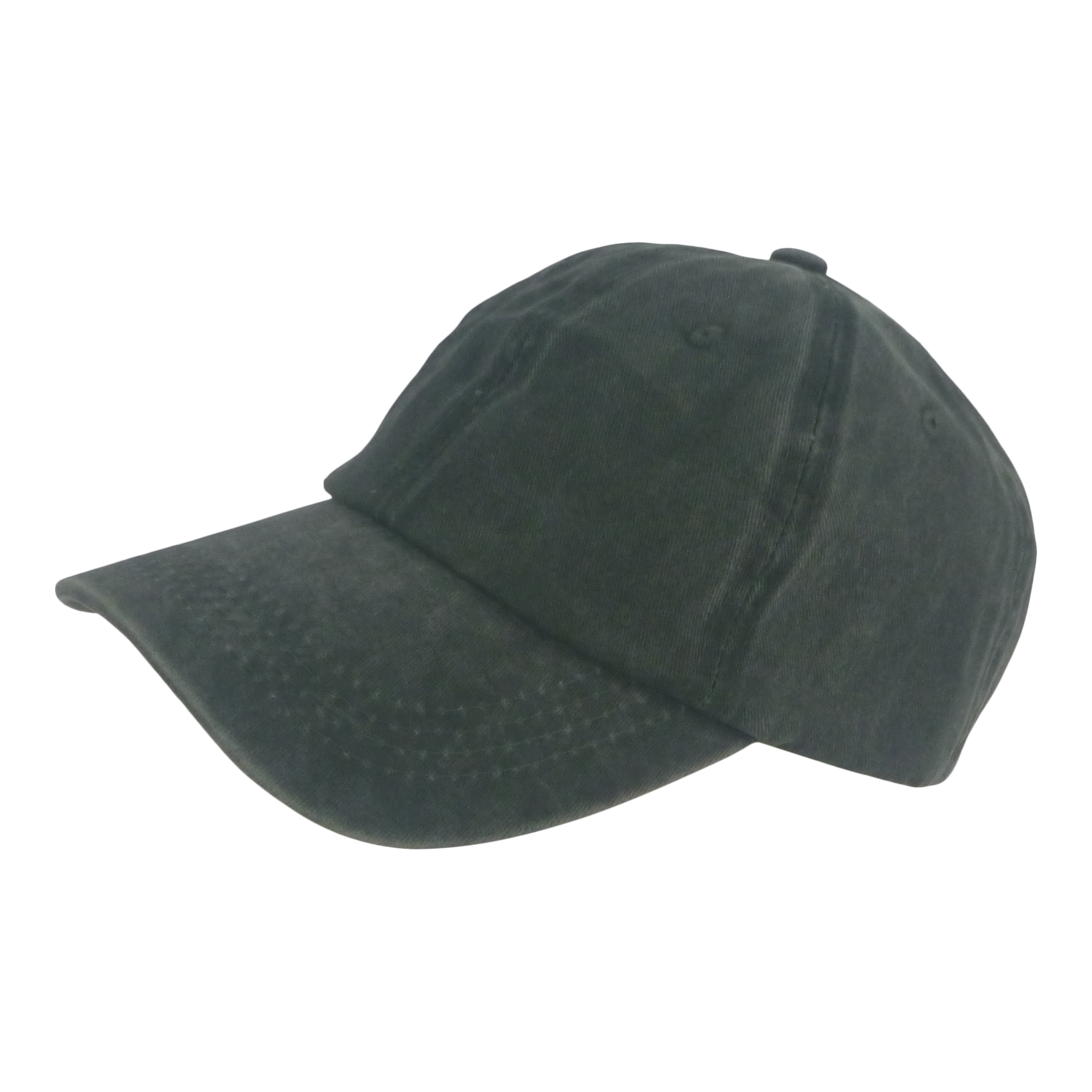 BSTC 6-Panel Baseball Cap, Distressed Cotton, Green