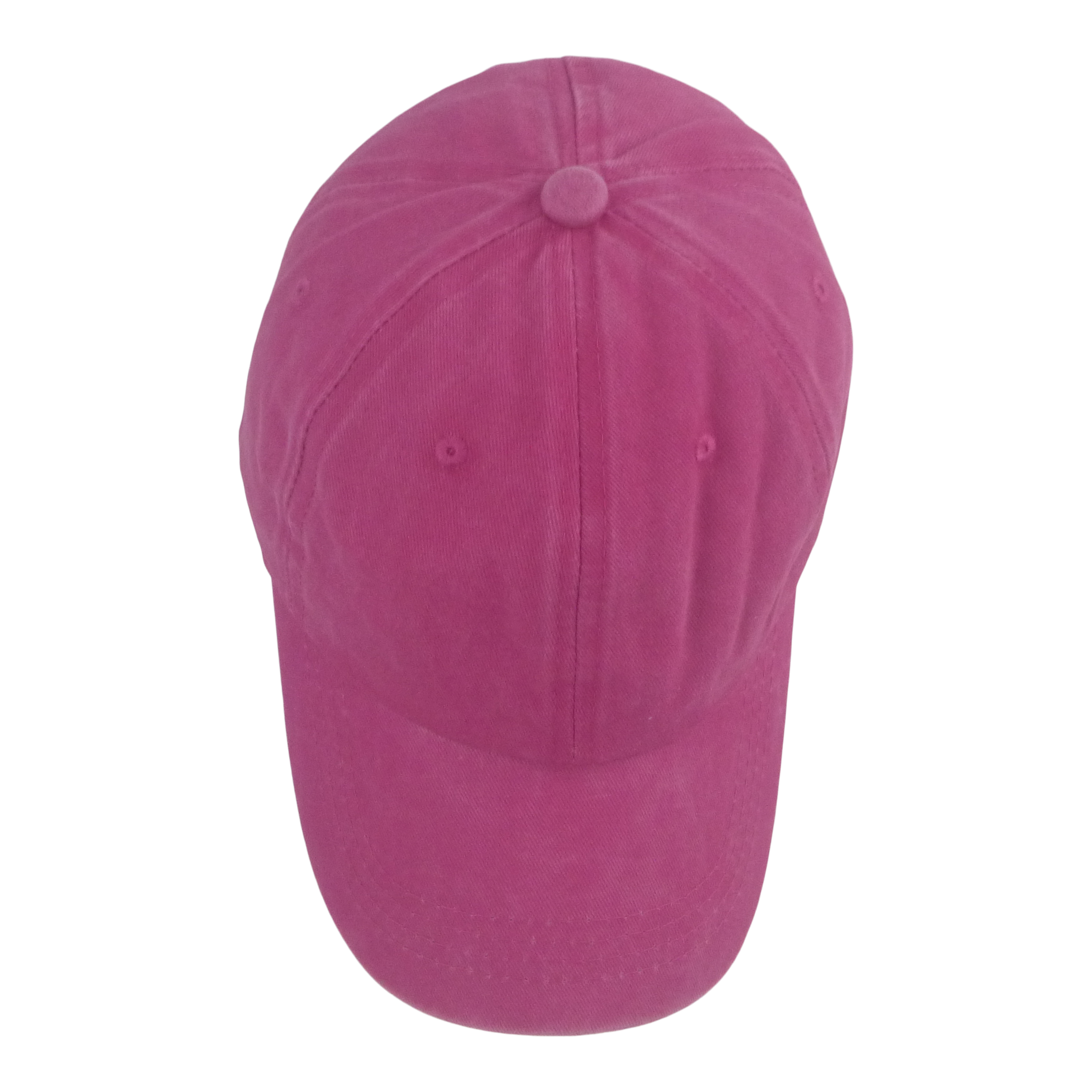 BSTC 6-Panel Baseball Cap, Distressed Cotton, Hot Pink 3