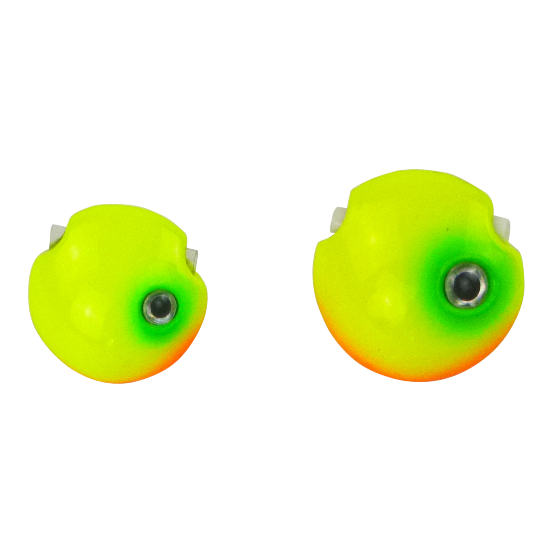 Finesse Kabura Slider Jig Head, 60gm, Lime Spider, 2 Pack