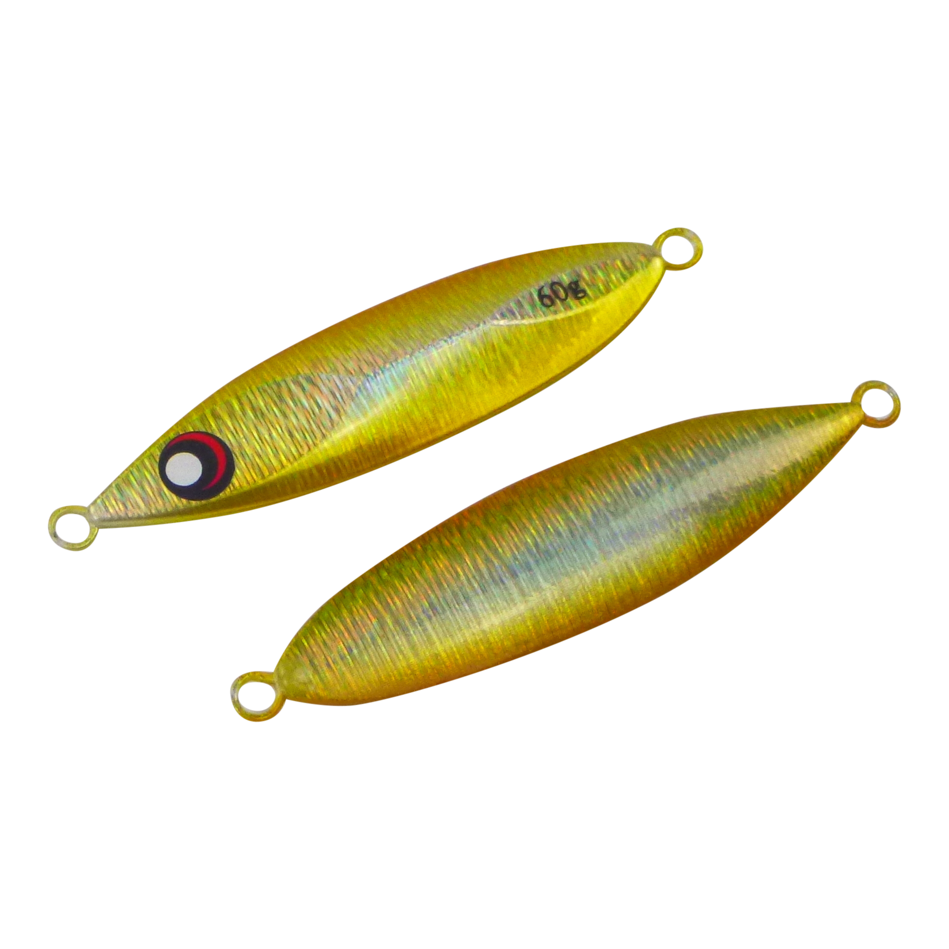 Finesse Slow Pitch Flutter Jig, 60gm, Gold Flash, 2 pack