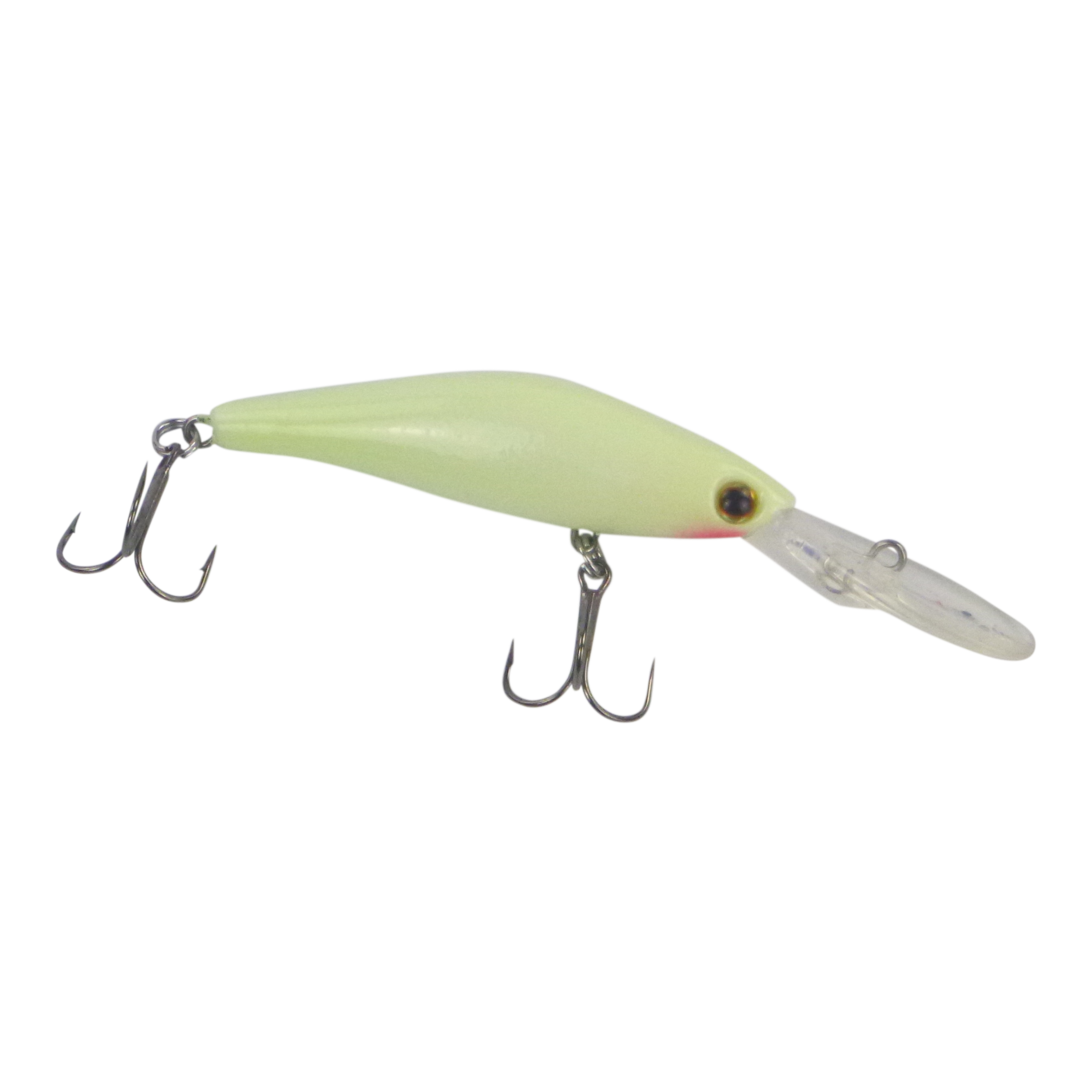 Finesse Longlip Minnow, Albino Blush, 90mm