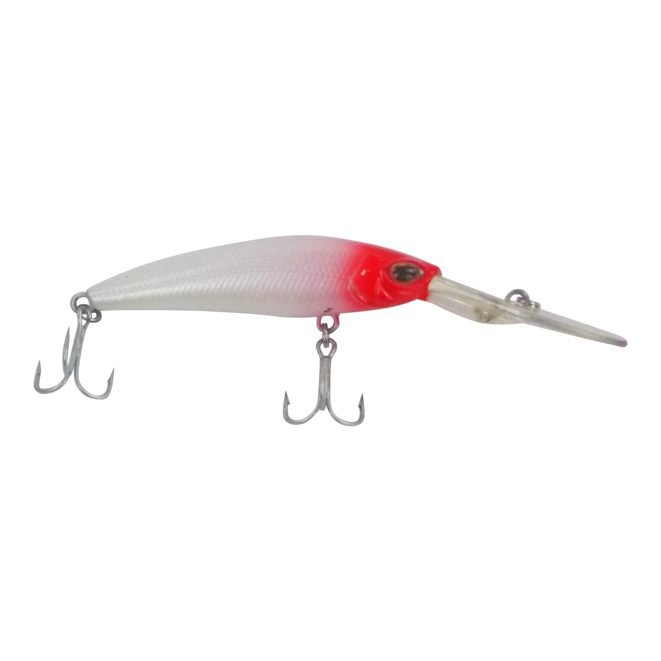 Finesse Wobbler Diving Lure, Red Head, 90mm