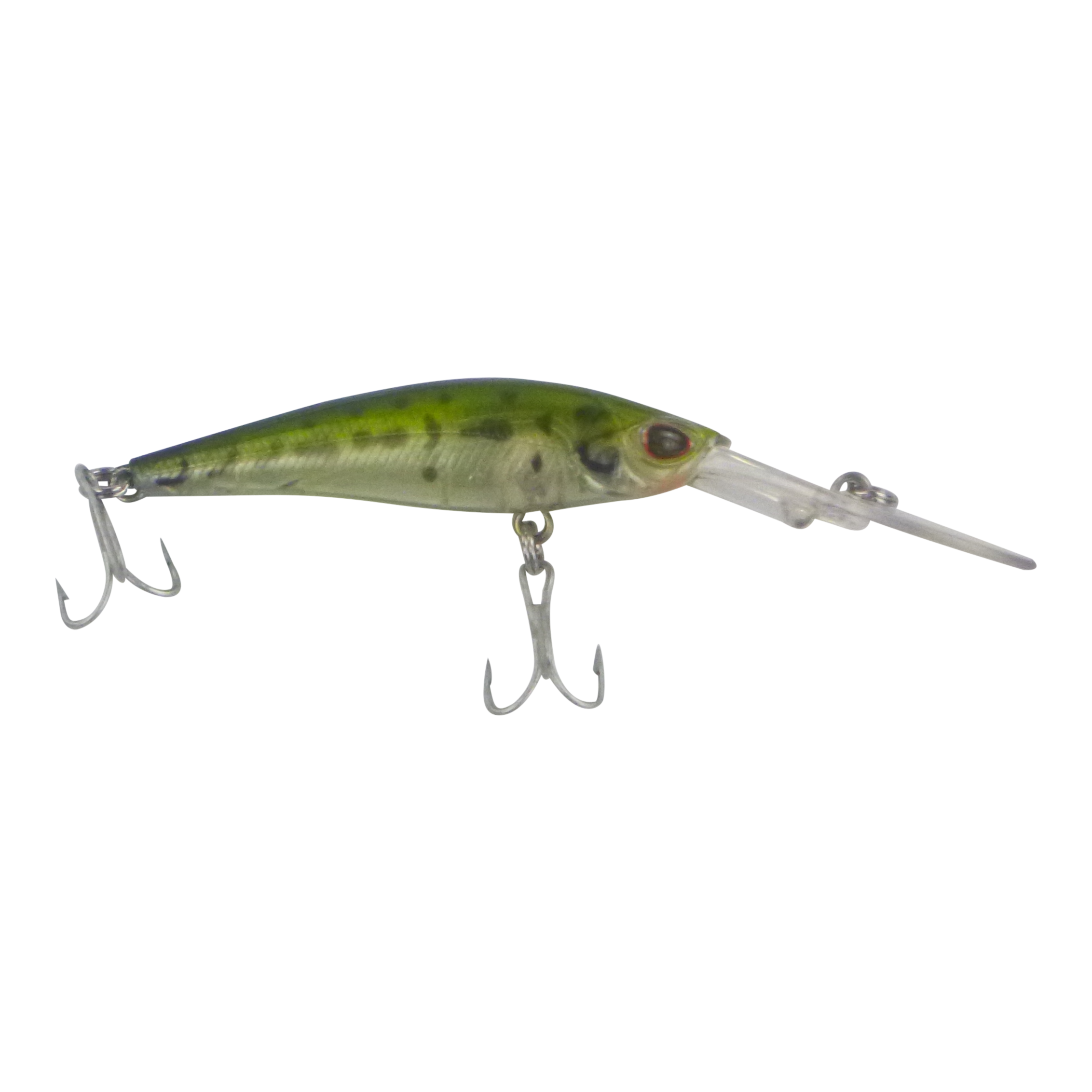 Finesse Wobbler Diving Lure, Olive Camo, 90mm