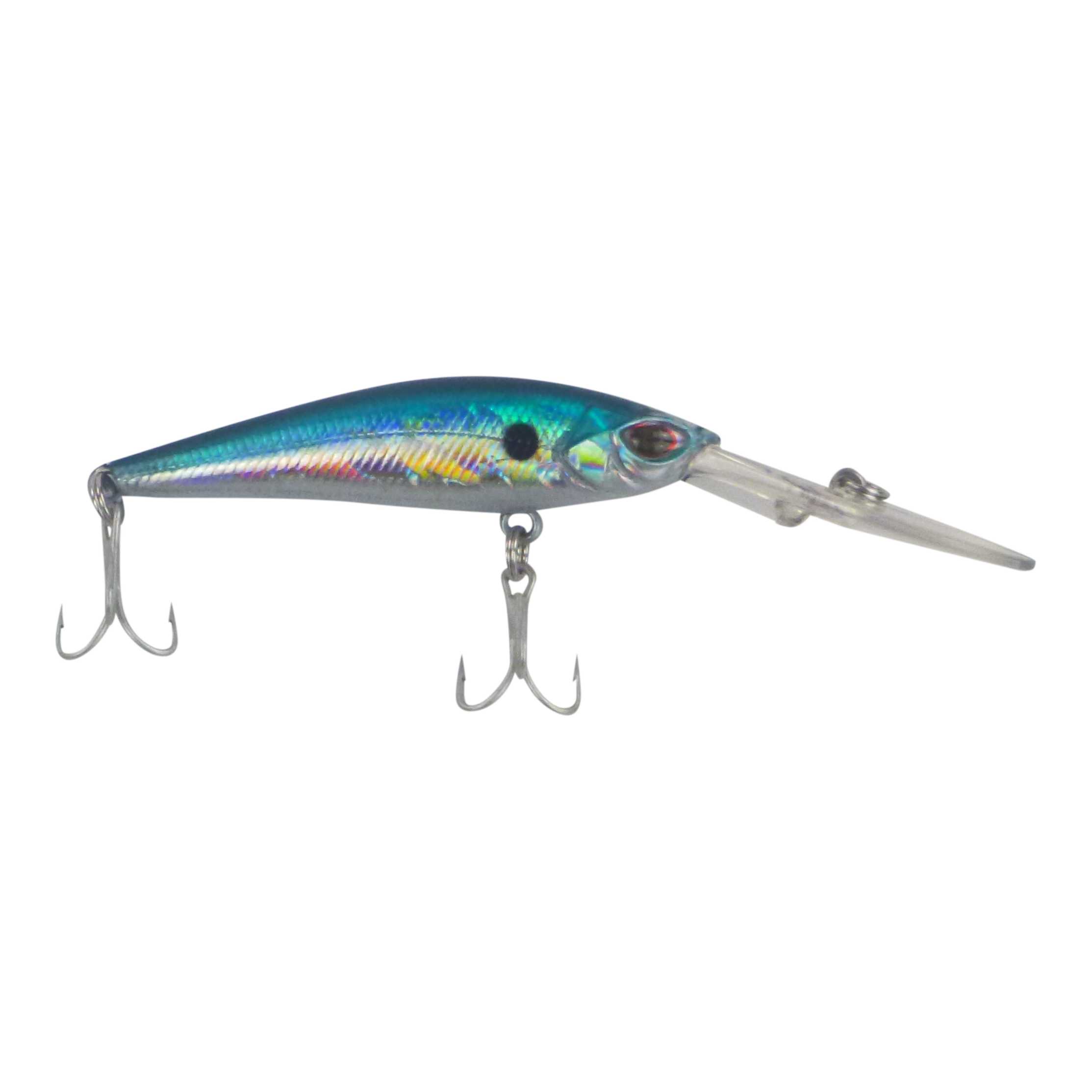 Finesse Wobbler Diving Lure, Silver Blue, 90mm