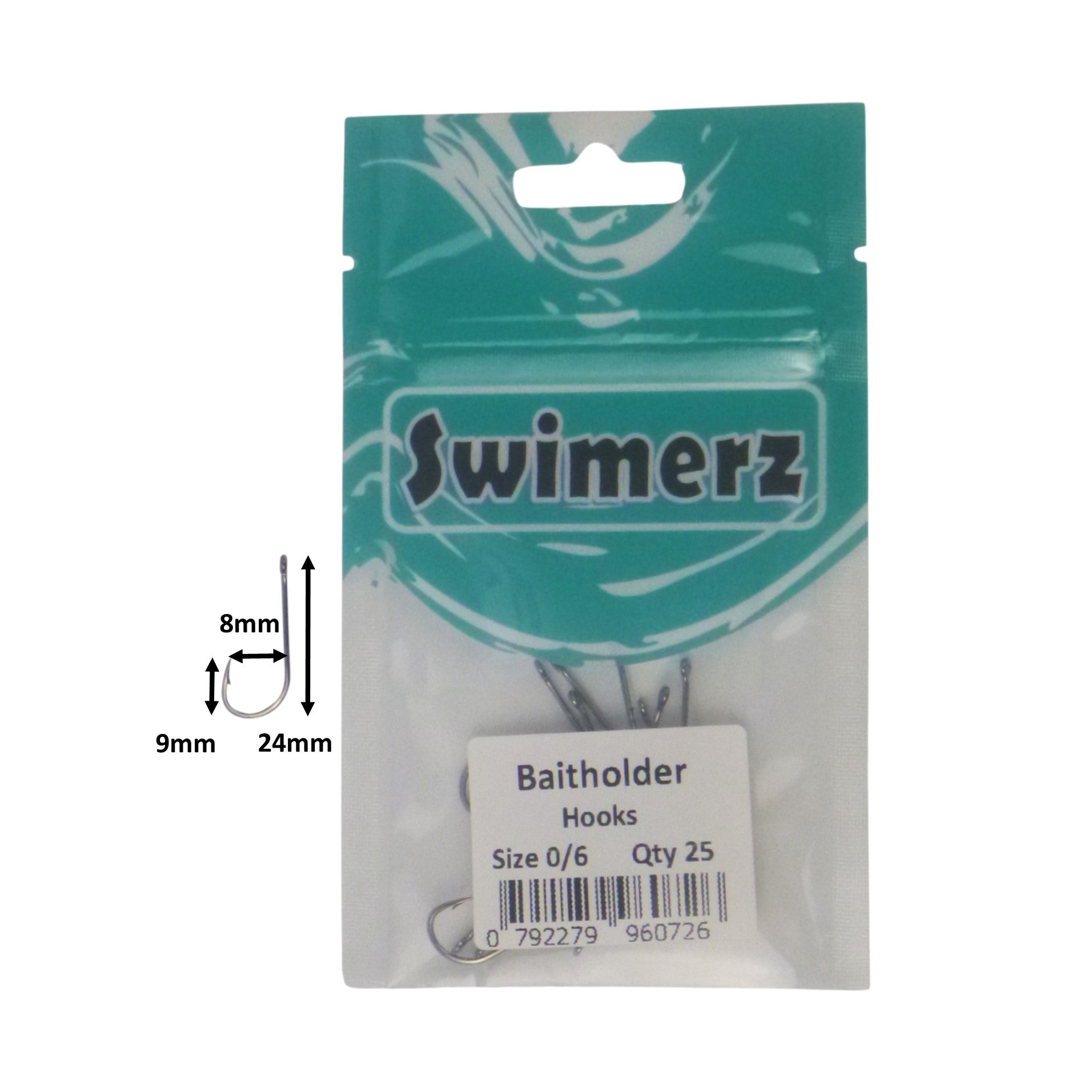 Swimerz 0/6 Baitholder Hook, Qty 25 3