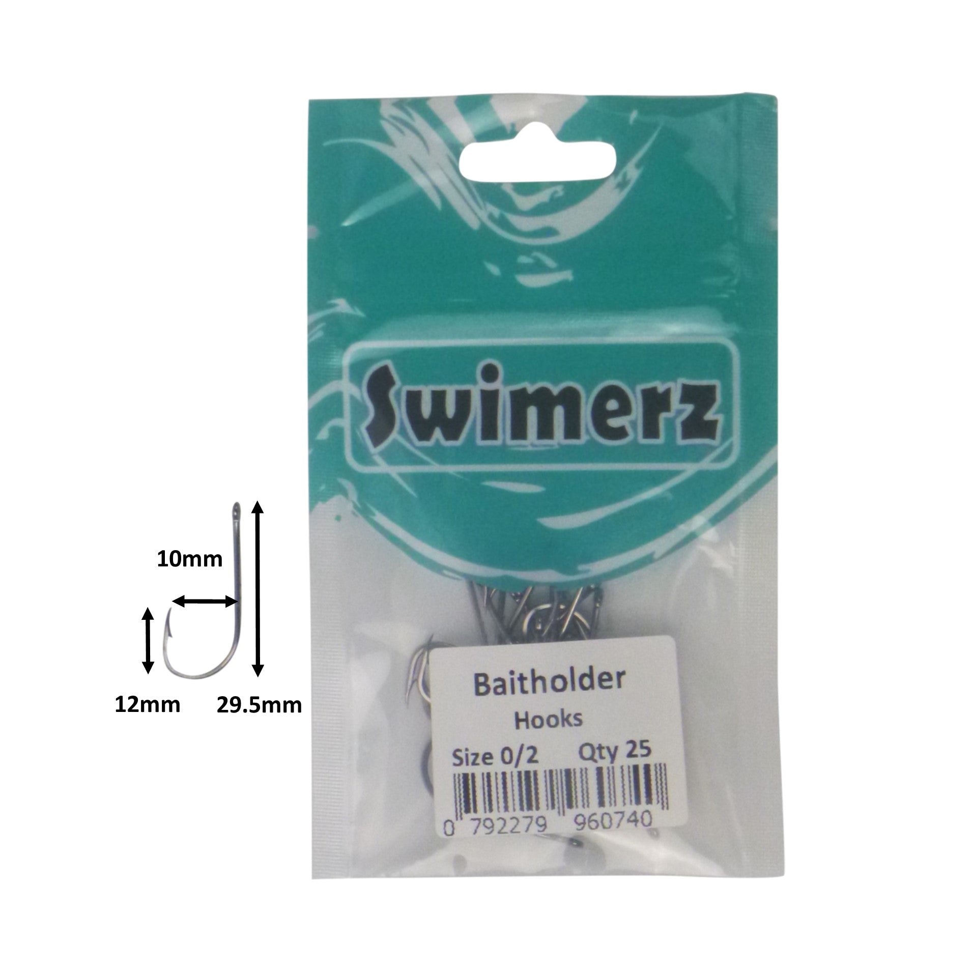 Swimerz 0/2 Baitholder Hook, Qty 25 3
