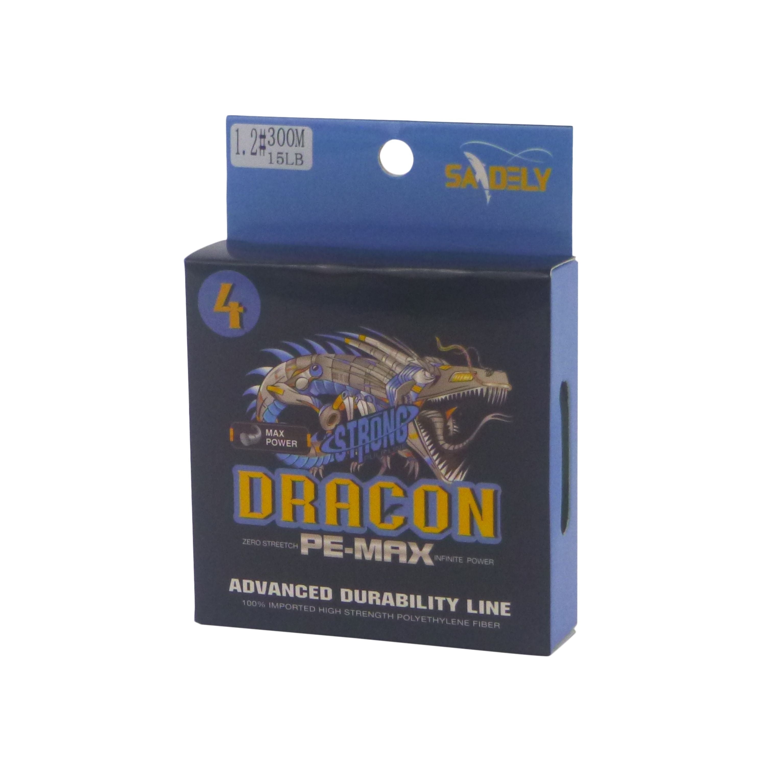 Samdely Dracon X4 Braid, Dark Green, #0.4, 6lb, 300Mtr