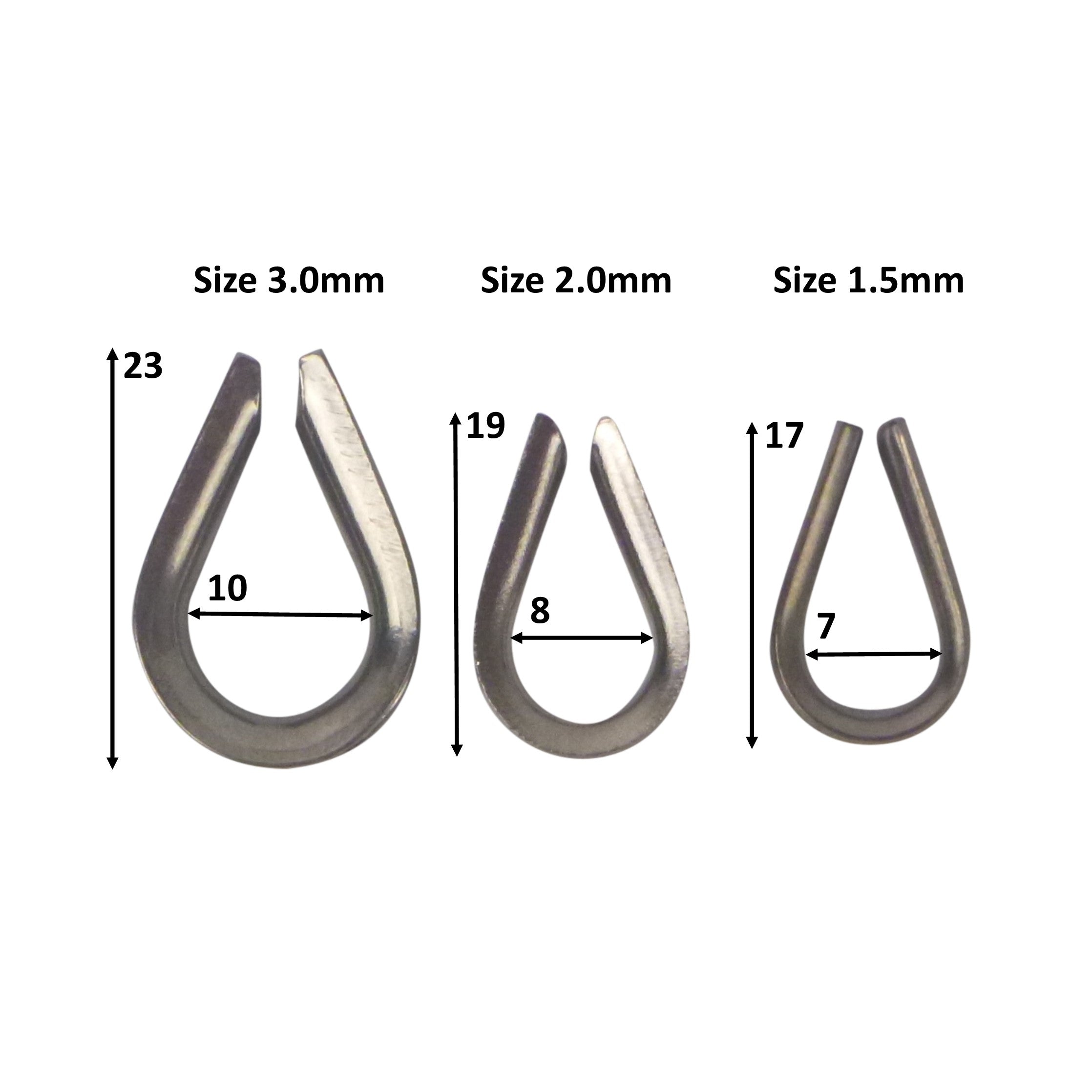 Swimerz Rigging Thimbles, 2.0mm, Qty 25 3