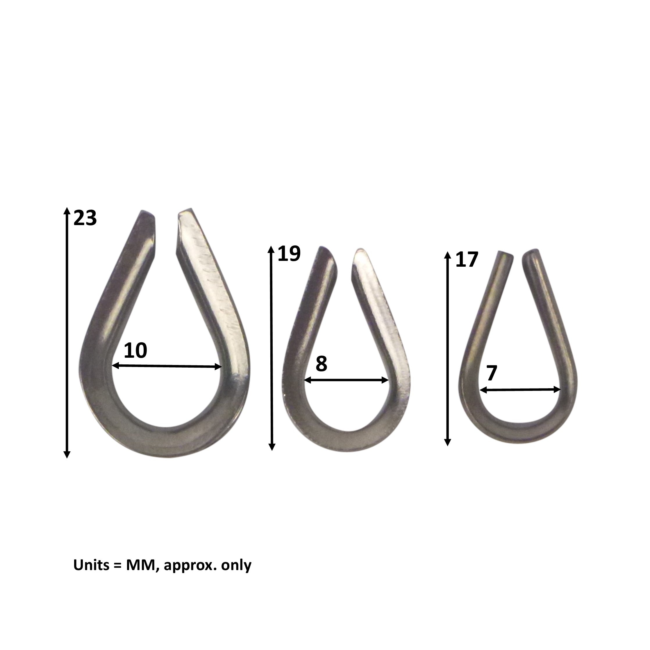 Swimerz Rigging Thimbles, 3.0mm, Qty 25 3