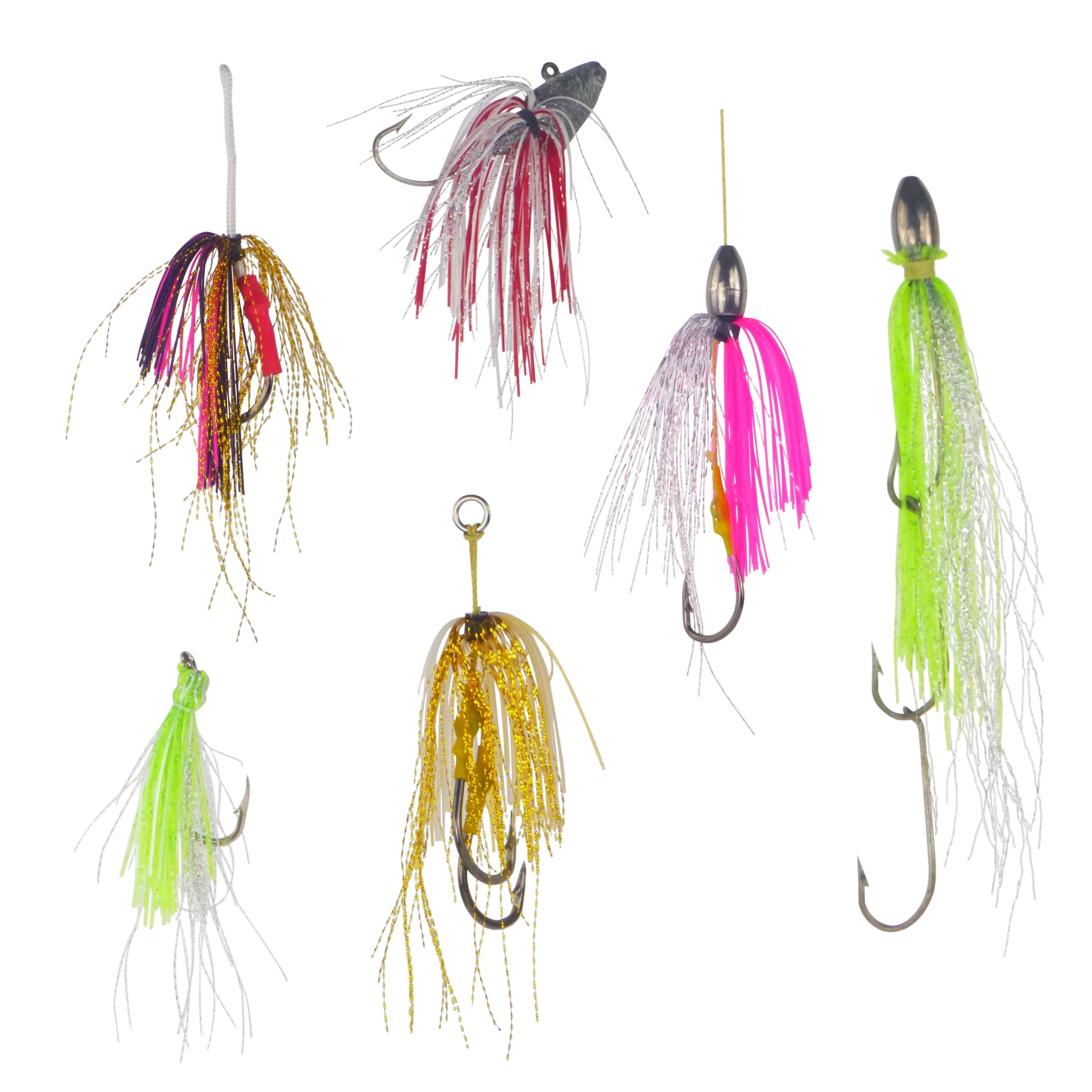 Dekoi Krystal Flash Lure Skirts, Silver Pink