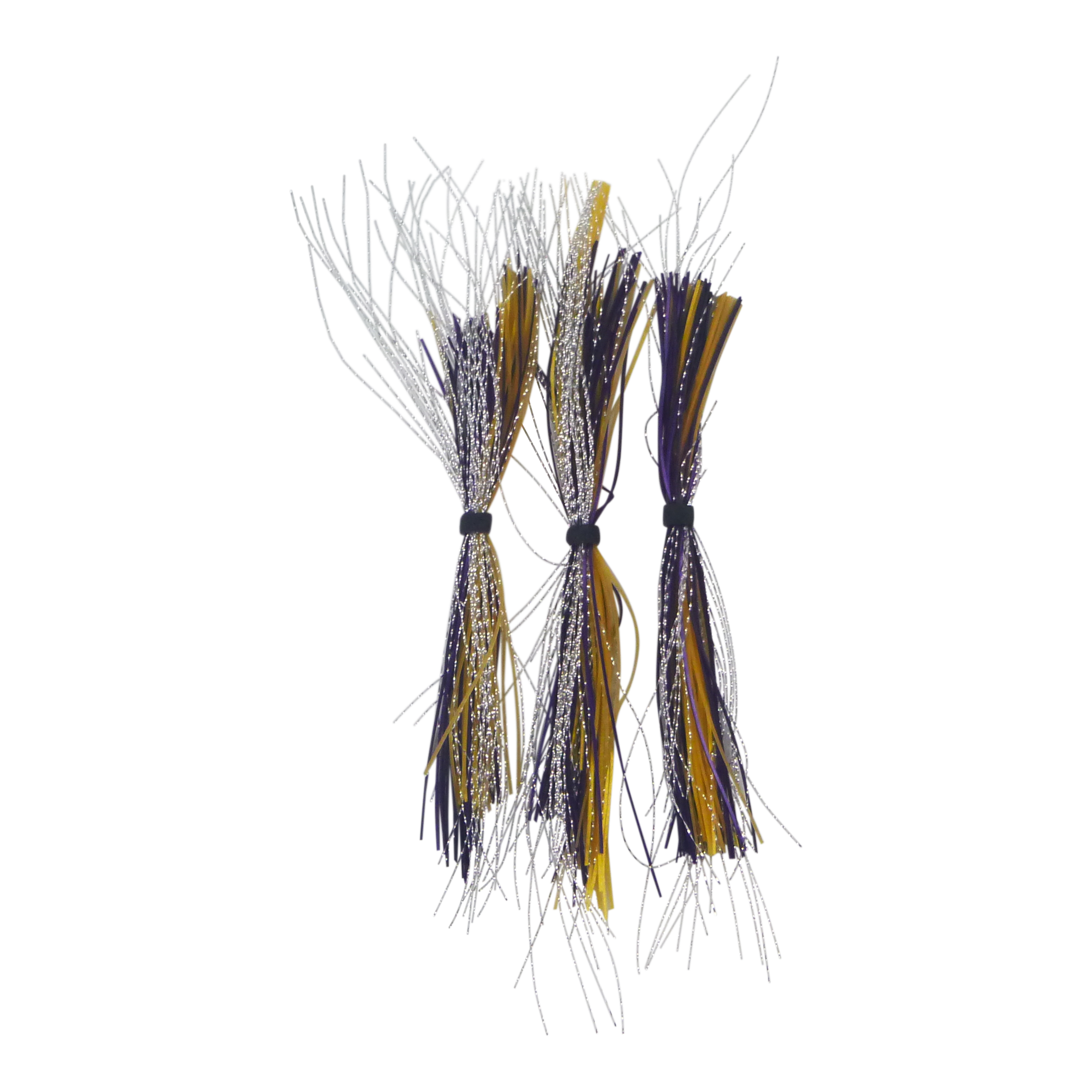 Dekoi Krystal Flash Lure Skirts, Purple Krystal