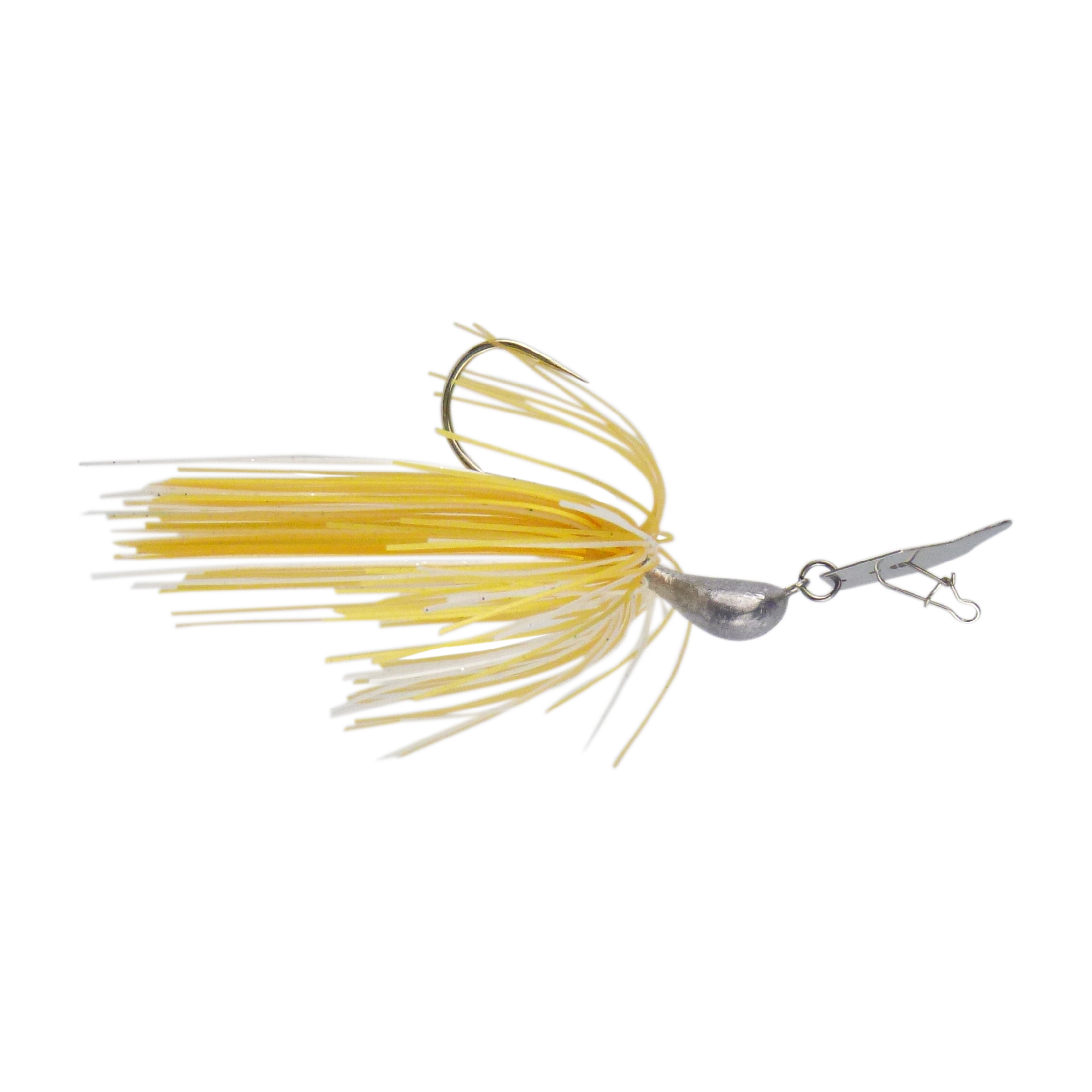 Dekoi 7gm Bladed Swim Jig, Chatterbait, Gold Shine, 2 pack