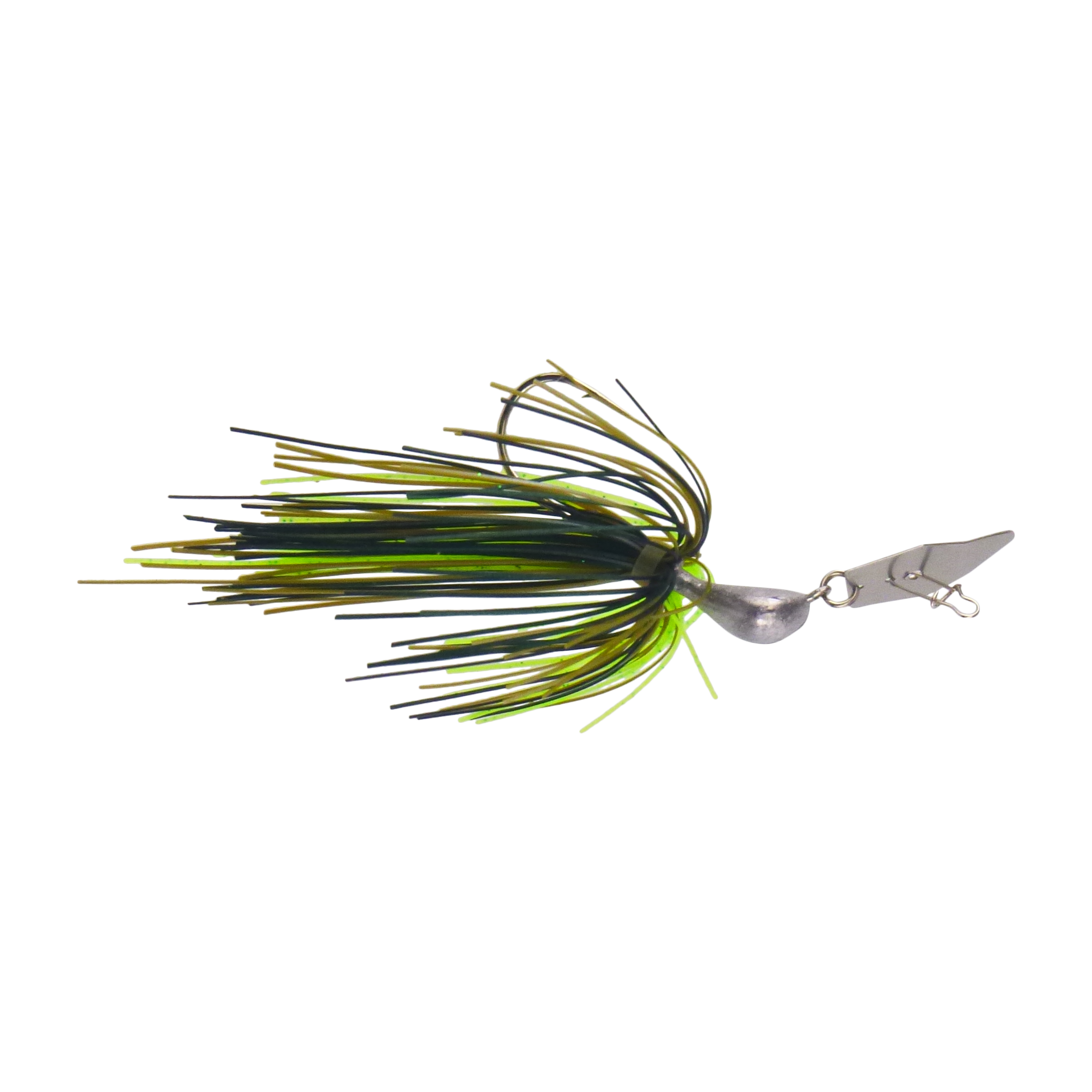 Dekoi 14gm Bladed Swim Jig, Chatterbait, Tree Frog, 2 pack