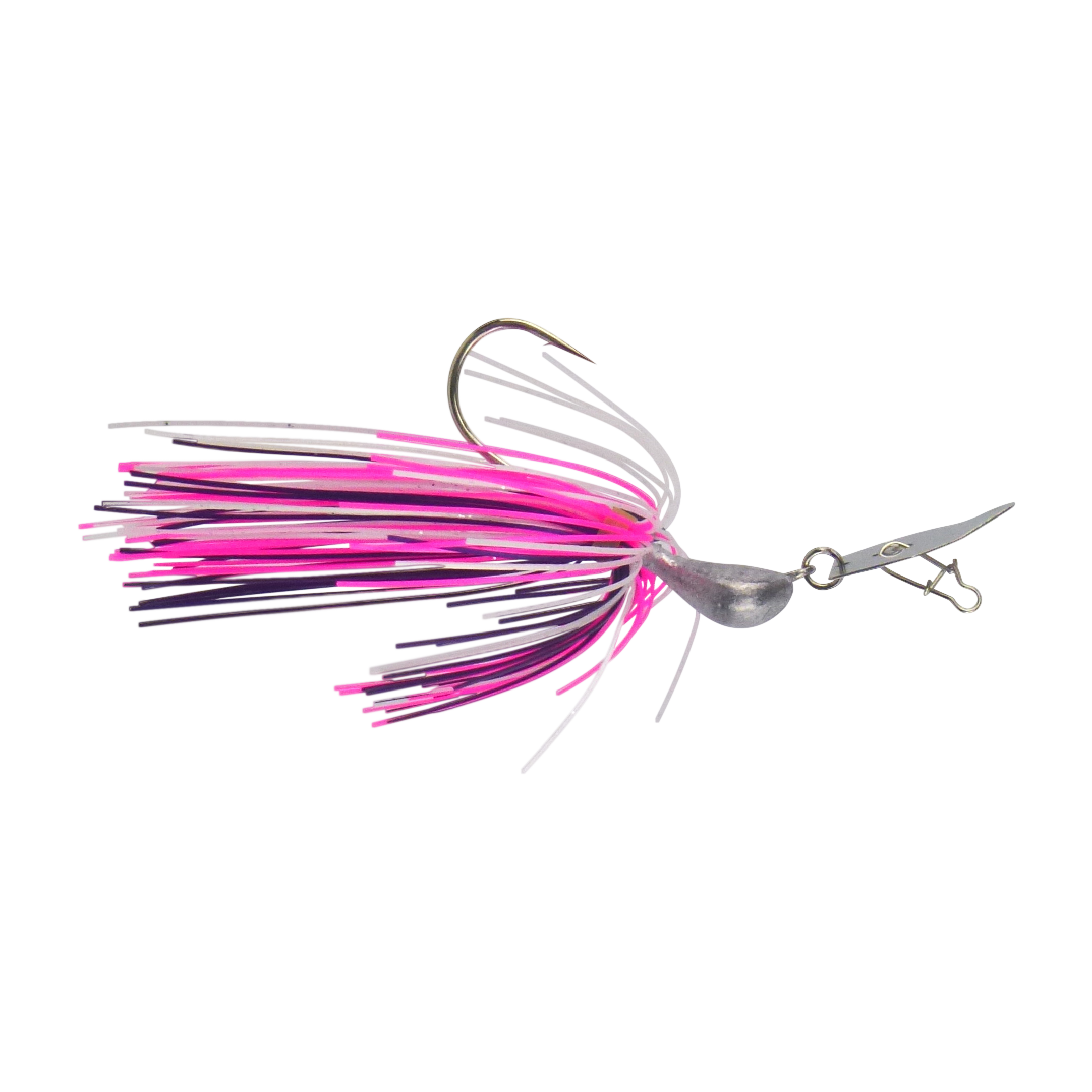 Dekoi 14gm Bladed Swim Jig, Chatterbait, Hot Flash, 2 pack
