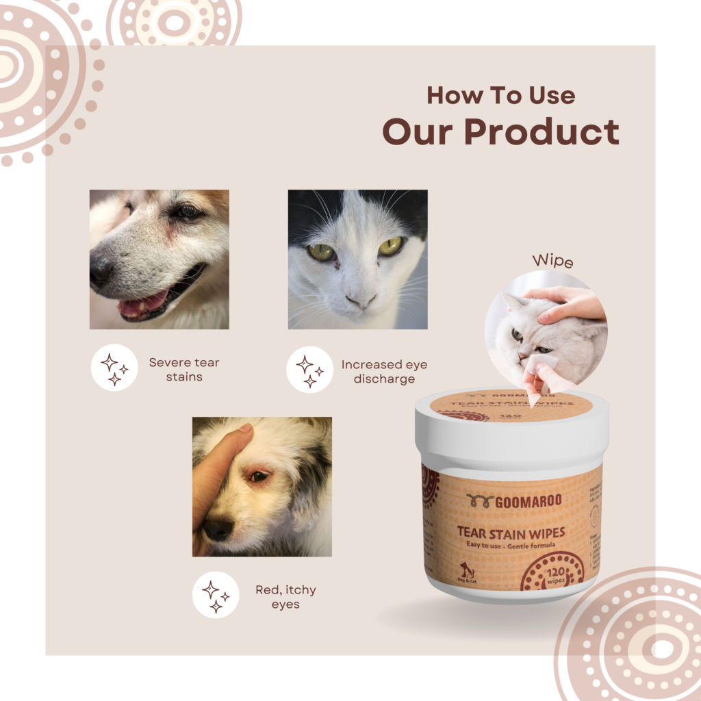 Goomaroo Tear Stain Wipes 120pcs 3