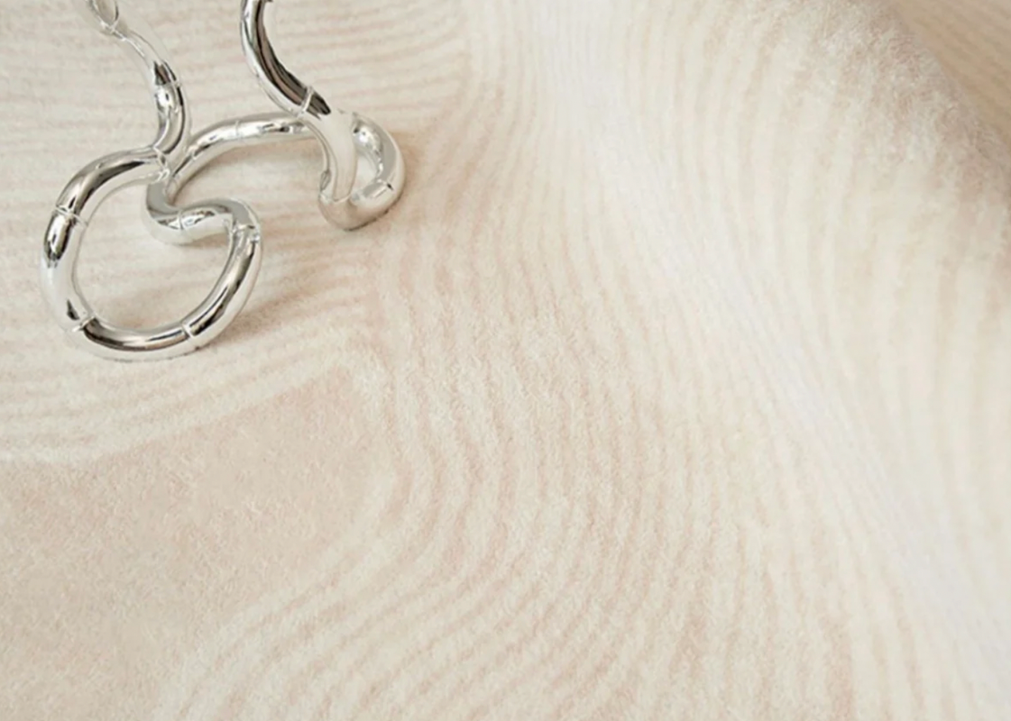 Wabi-Sabi style- white Imitation Cashmere Rug 200cm＊300cm 3