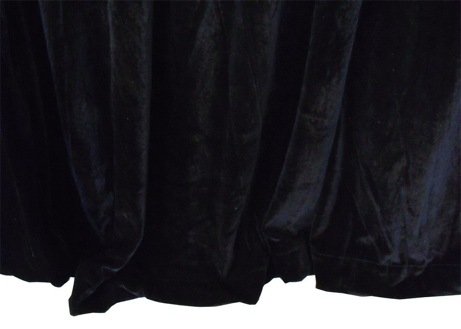 Long Large Velvet Curtains Black PINCH PLEAT 590x270cm + 30 Hooks Polyeste New 4