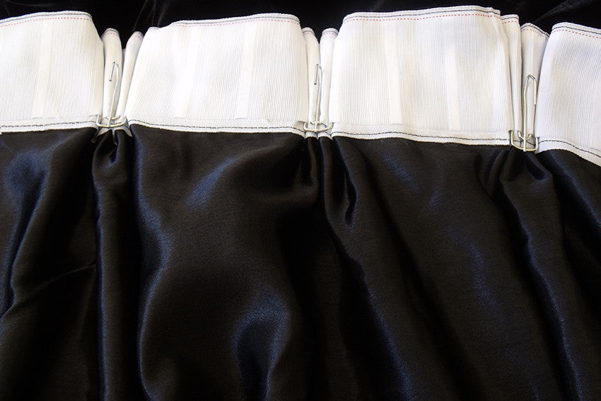 Long Large Thick Black Velvet Curtains 580x270cm+full liner,Blockout,Pinch Pleat 9