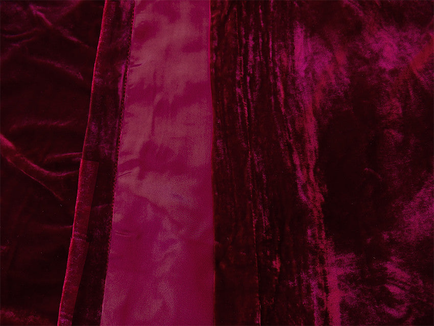 Large Thick Velvet Curtains 590x230cm with full liner 30 hooks Burgundy New 3