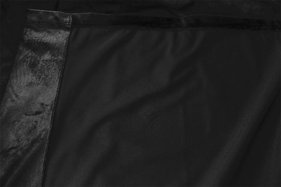 Large Thick Velvet Blockout Curtains 300x 270cm PINCH PLEAT 1 panel+Hooks Black 5