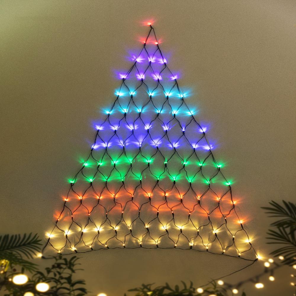 LED Christmas Tree Rainbow Wall Net Lights 3