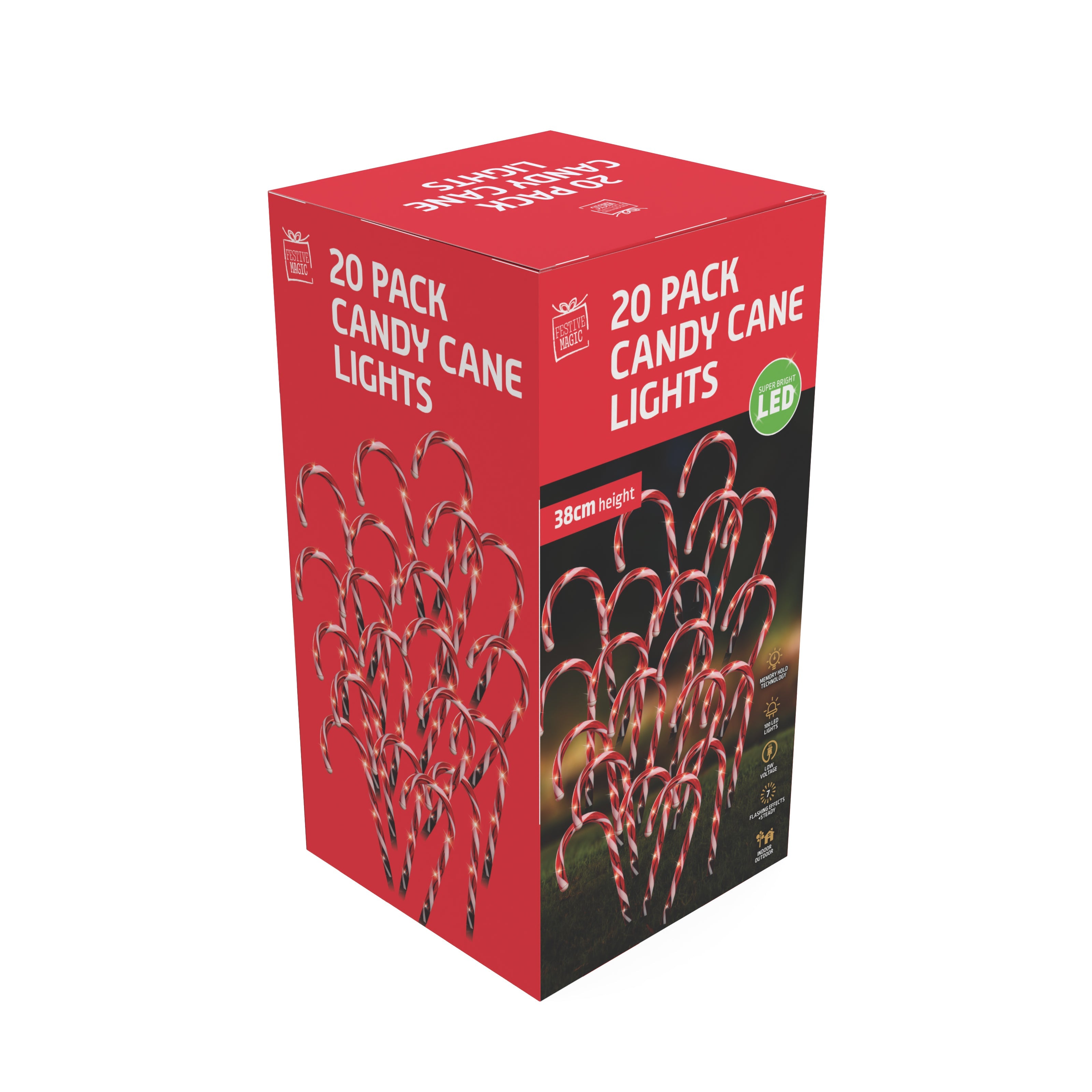 LED Candy Canes Path Lights 20pk 3