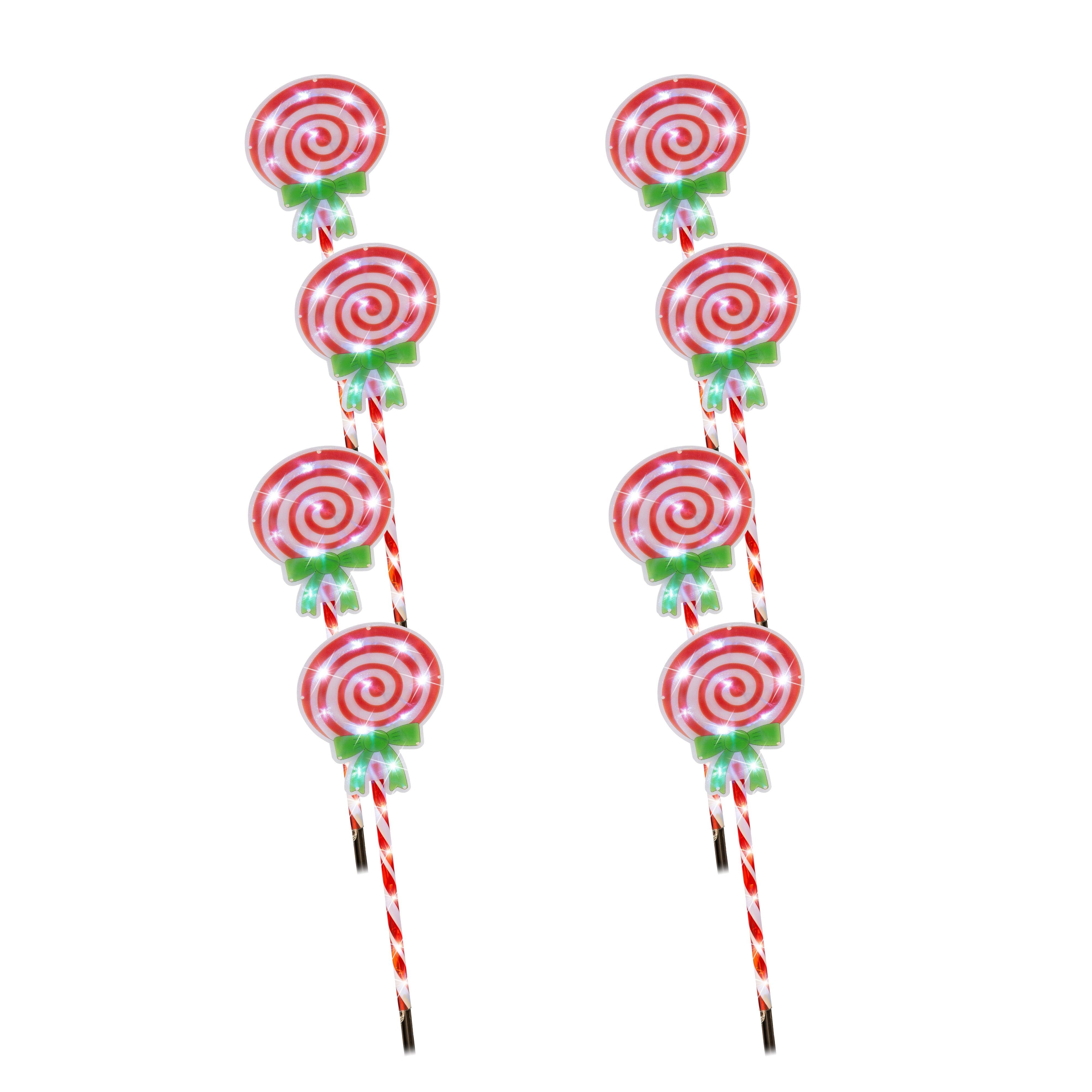 LED Candy Lollipop Path Lights 4pk 4