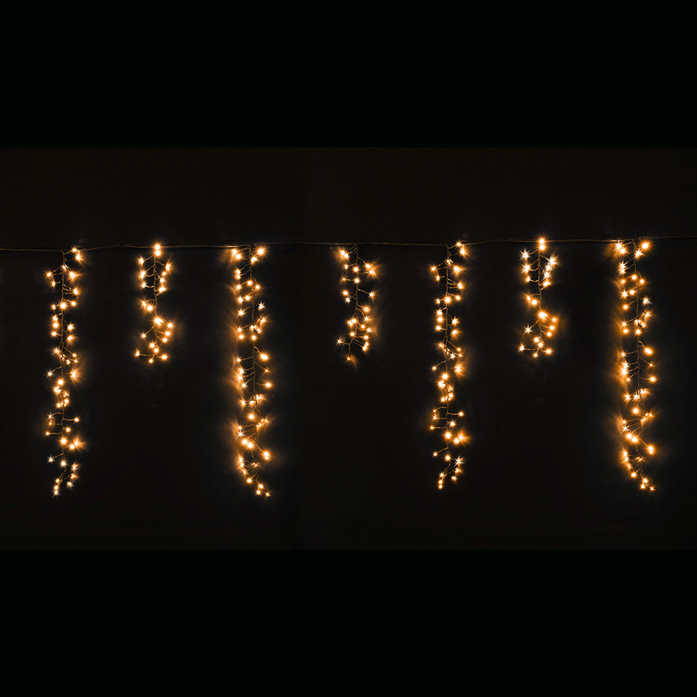 LED Dancing Cluster Icicles 9m Available in 2 Options - Multicolor (6 Colors) 5