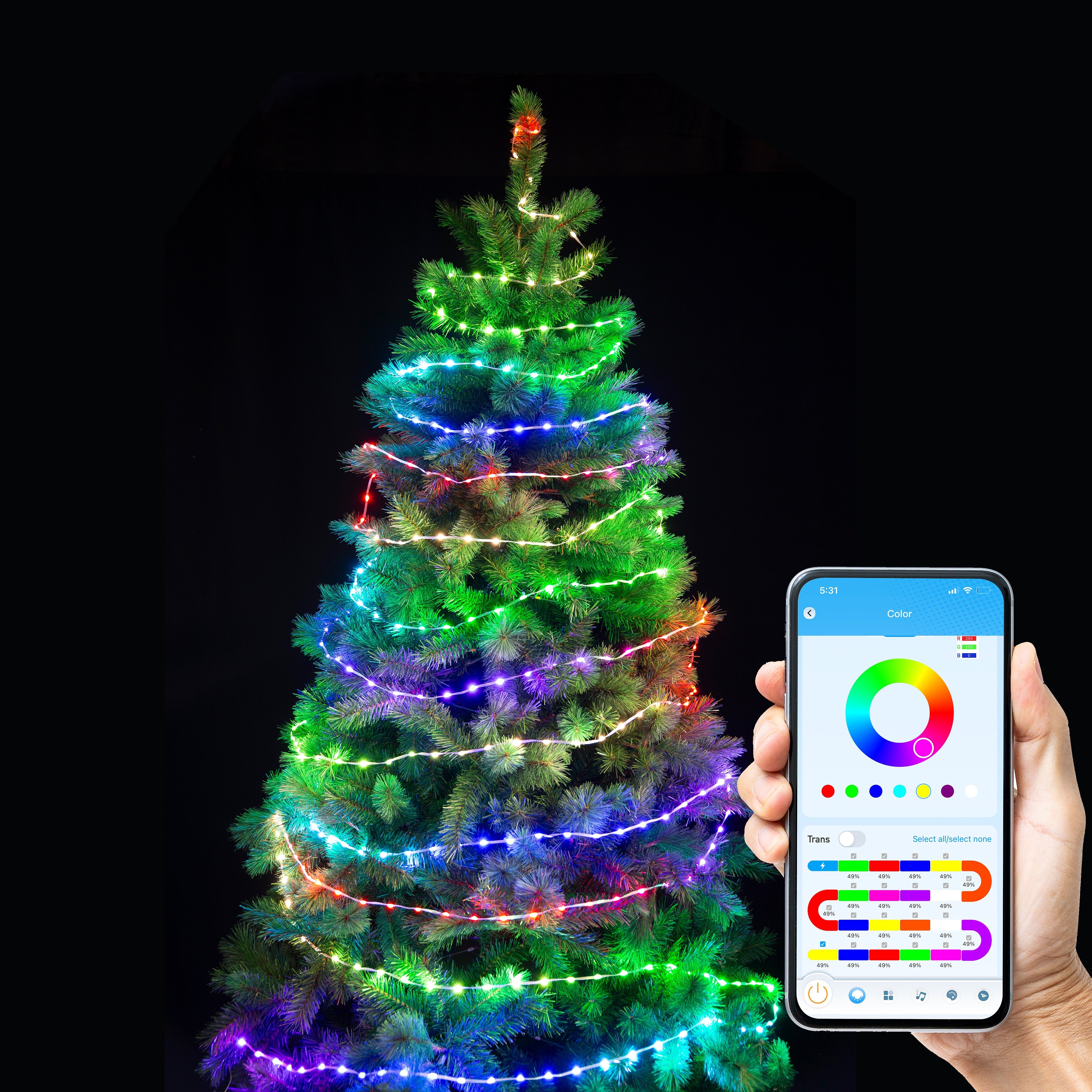App Controlled Lightshow Fairy Lights LEDs Reel available in 2 Lengths - 10 meter 3